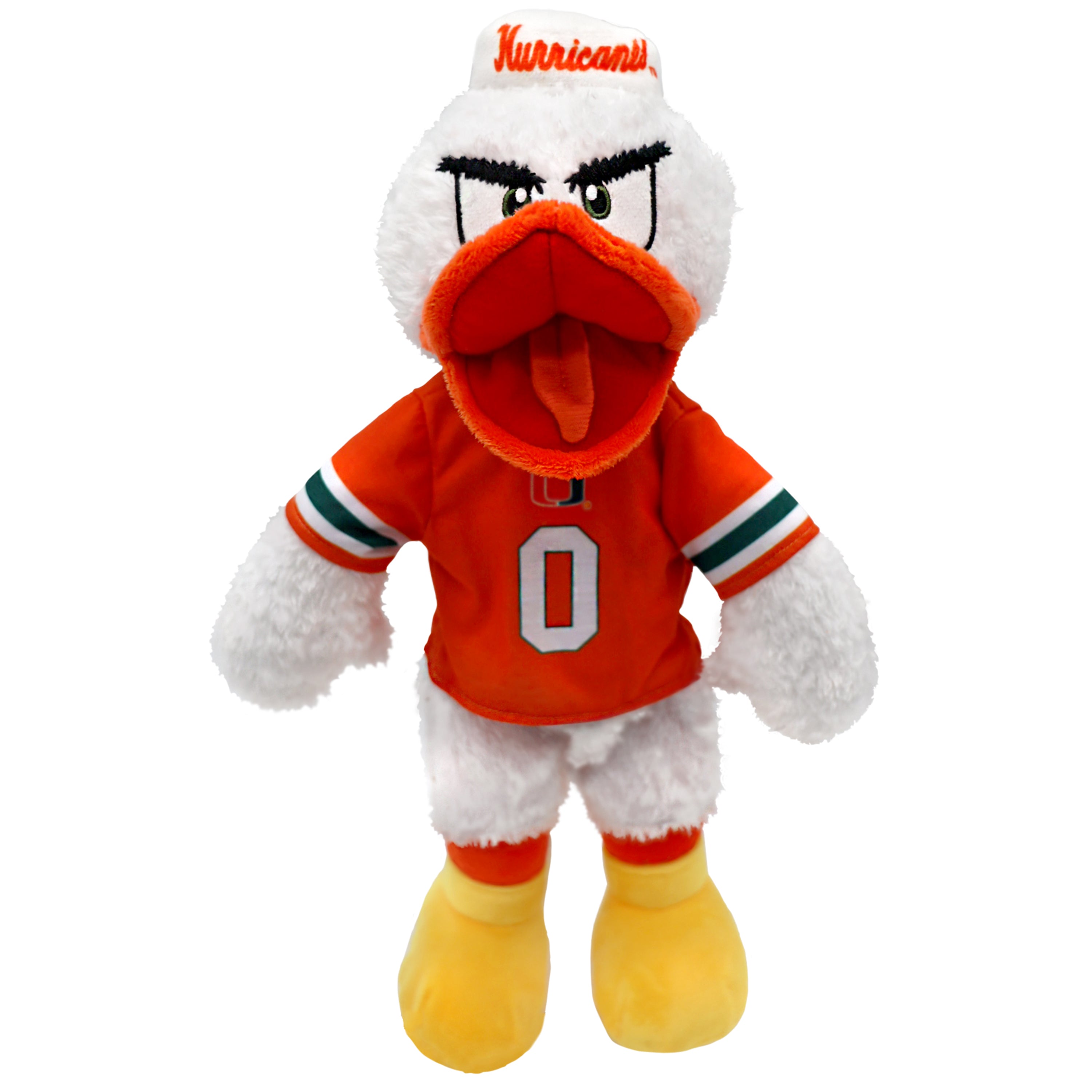 University of Miami Sebastian The Ibis 14 Inch Plush Figure