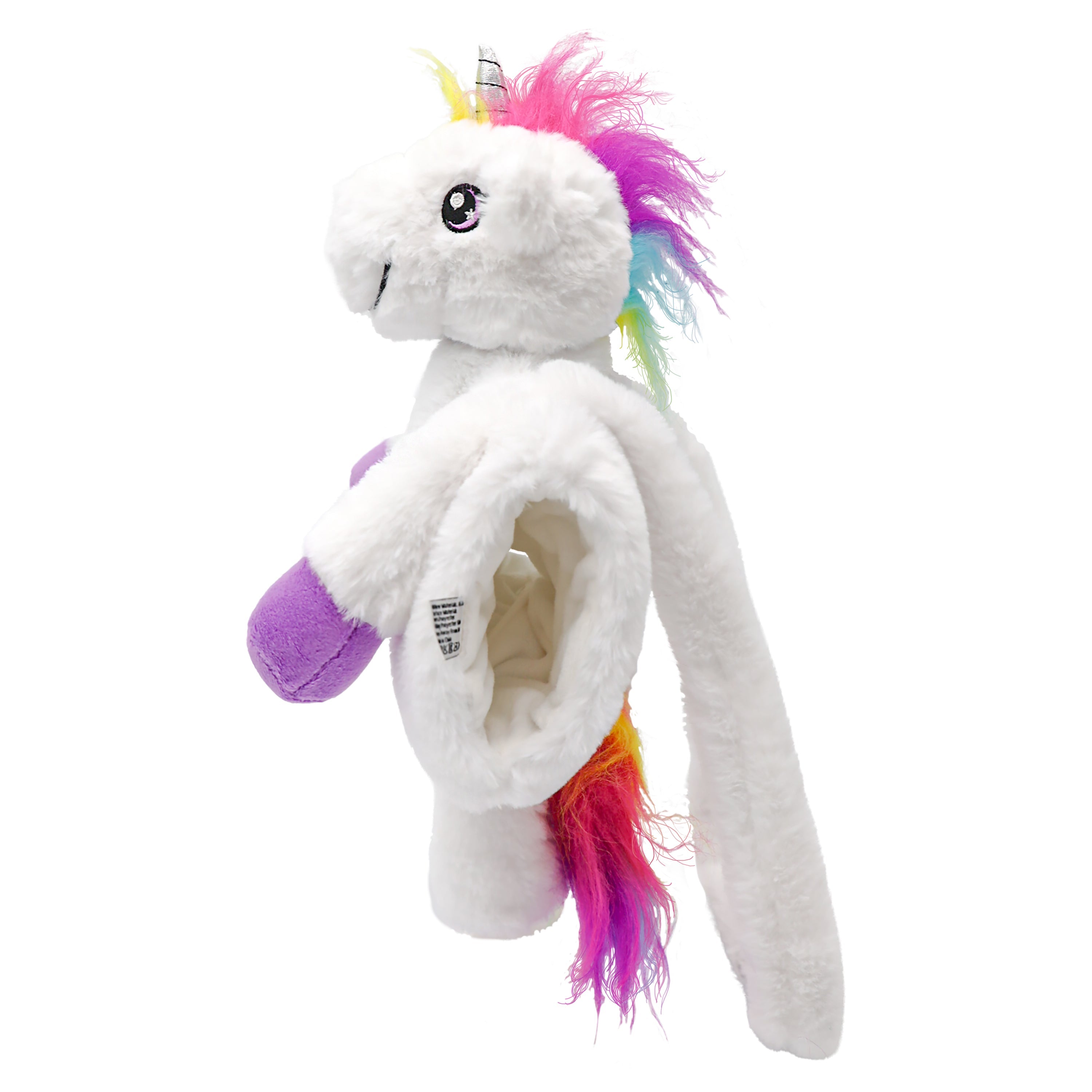 Plushible Unicorn Hand Muff for Kids, Soft Plush Hand Warmer