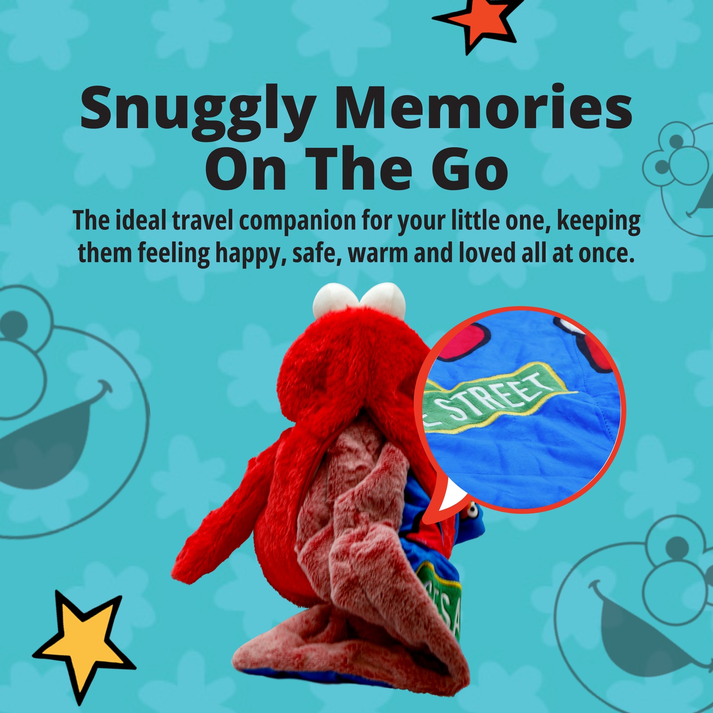 Sesame Street Elmo Blankie Bestie