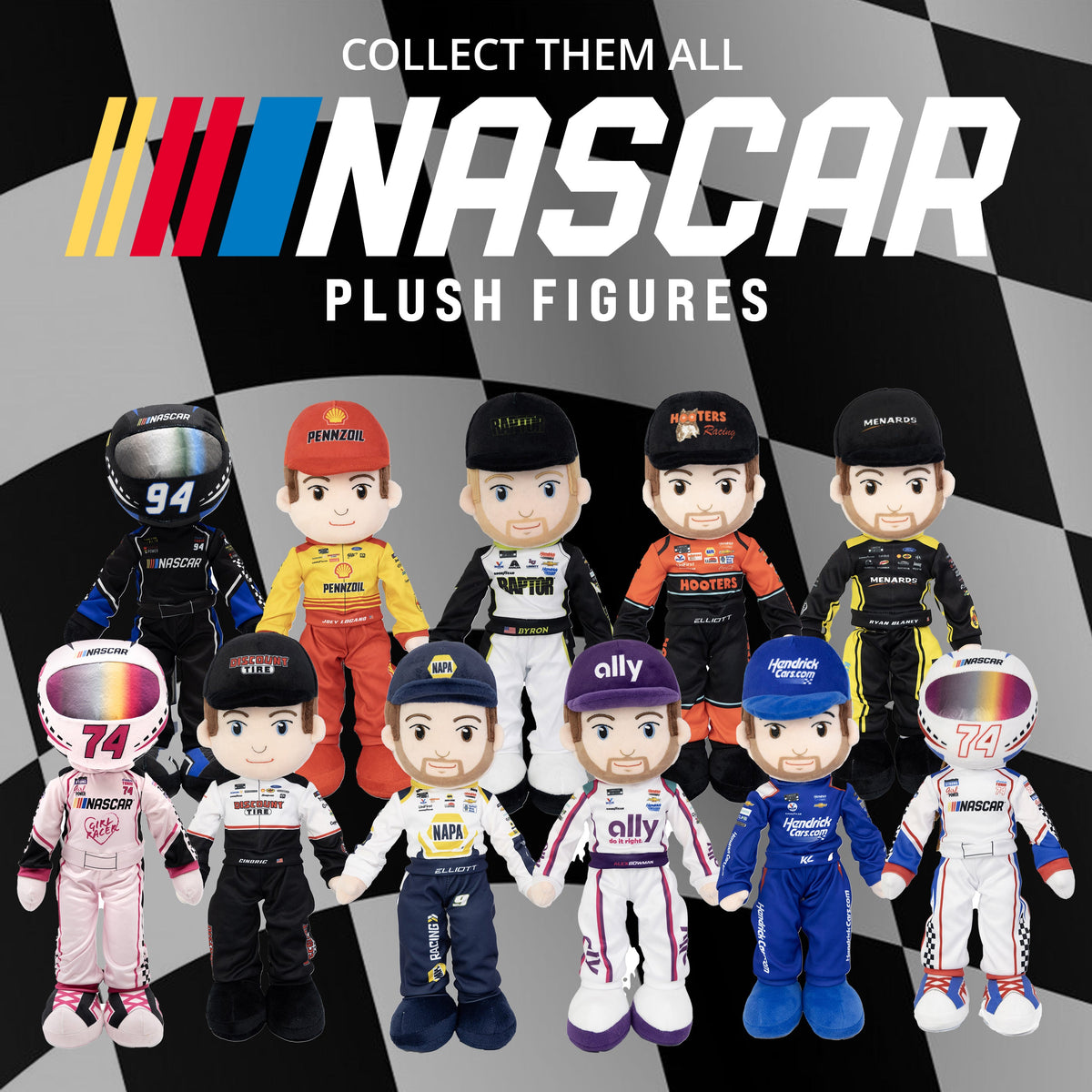 NASCAR | Hendrick Motorsports Kyle Larson 14 Inch Plush Figure