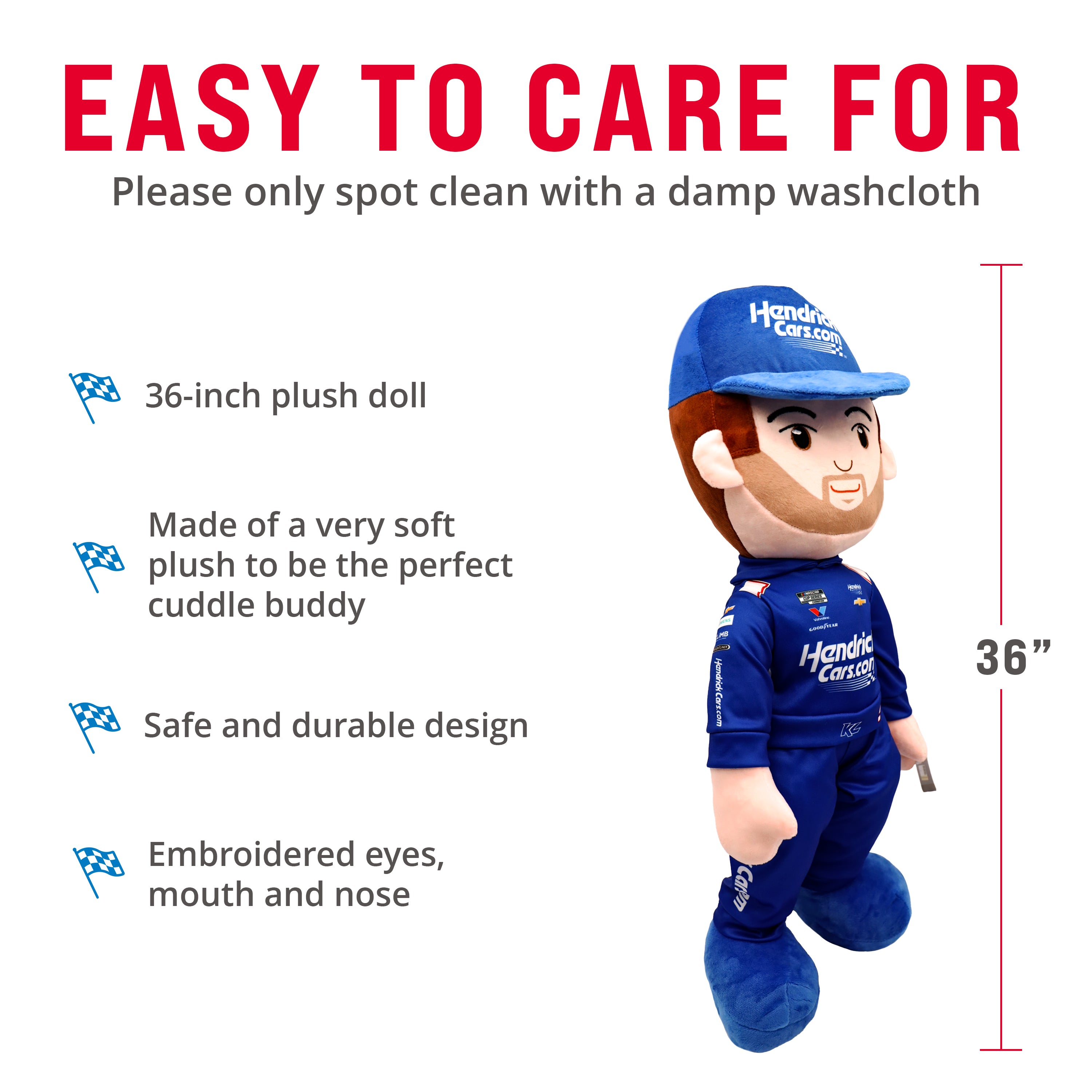 NASCAR | Hendrick Motorsports Kyle Larson 36" Plush Figure 2025