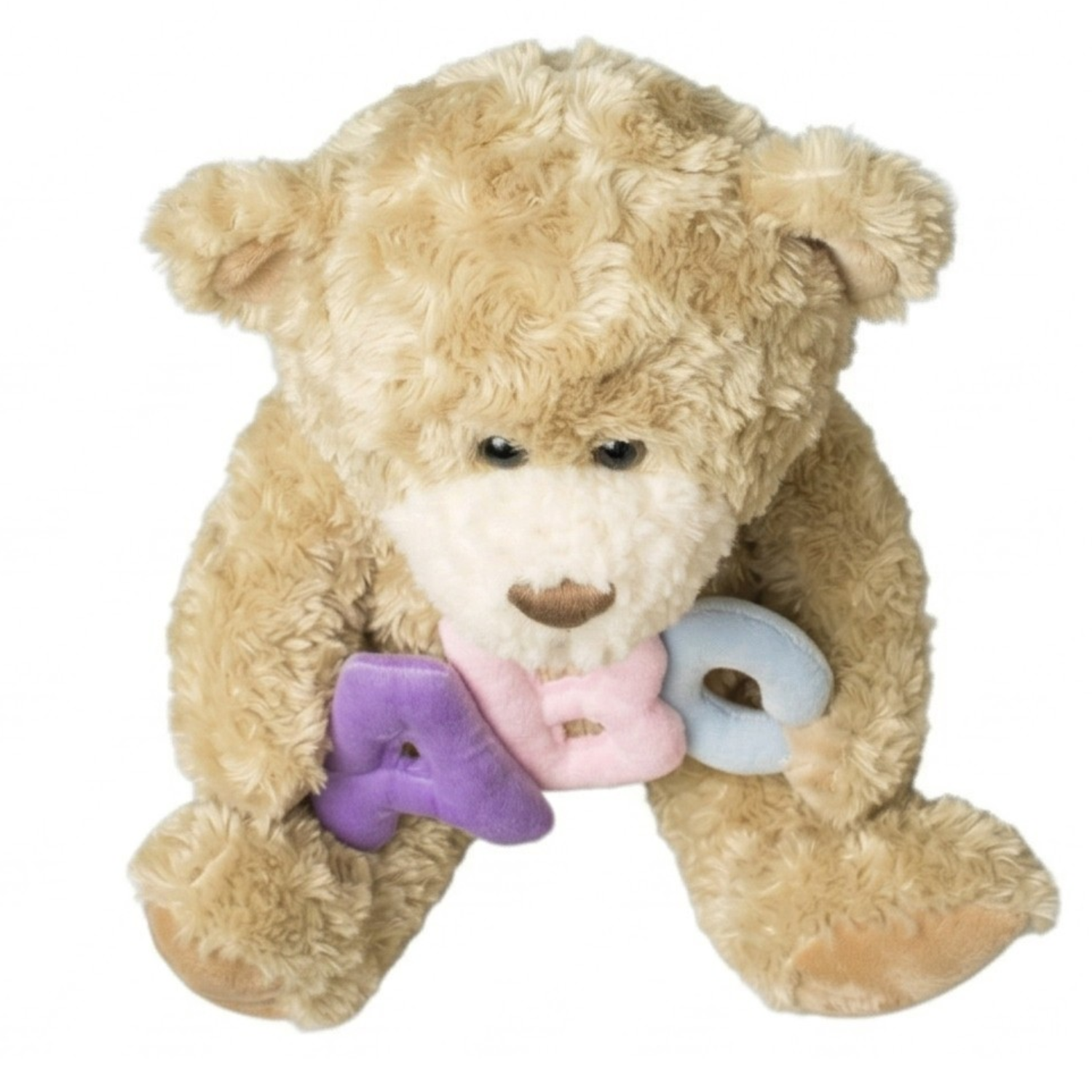 "Jackson" the 12in Pastel ABC Stuffed Teddy Bear Animal