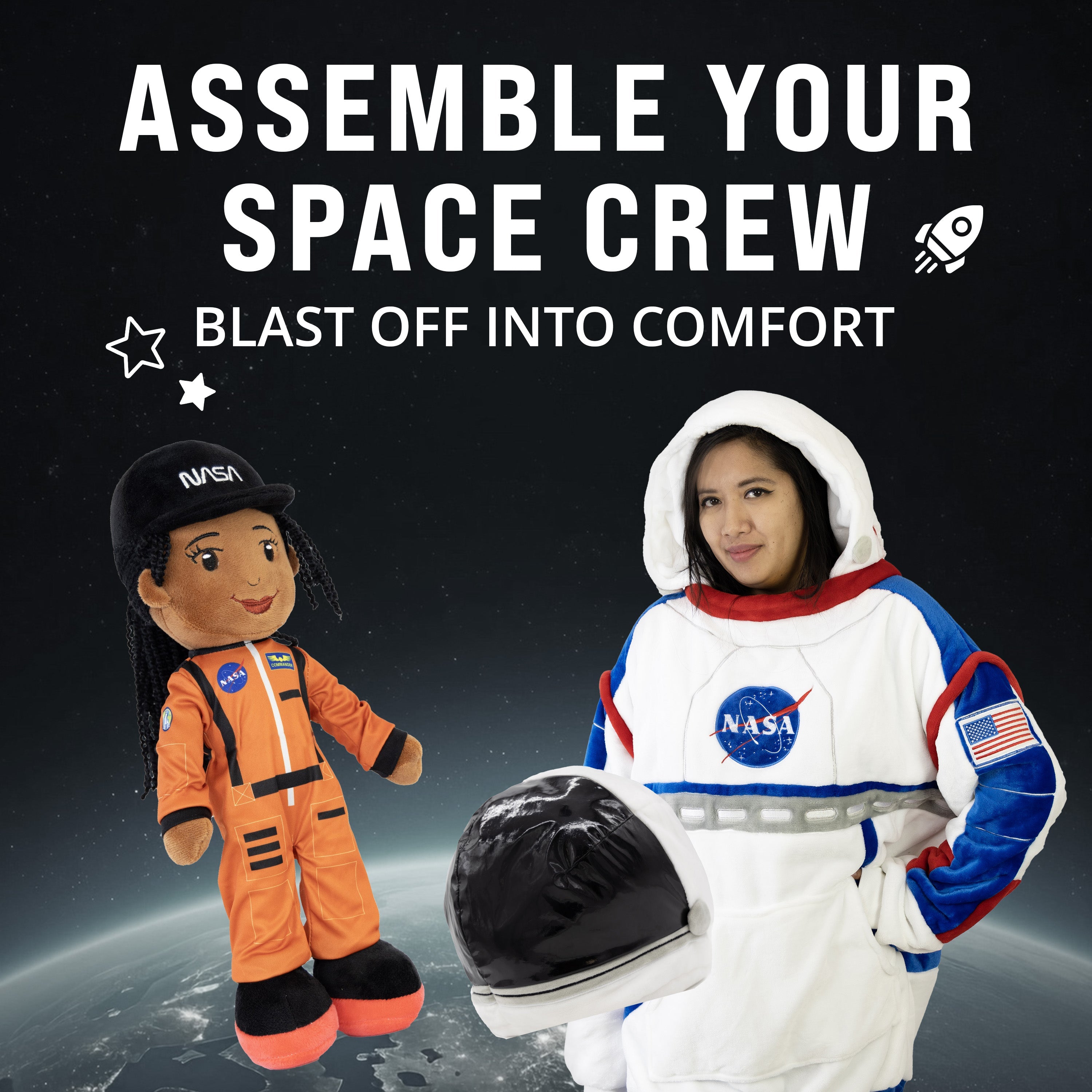 Astronaut Kaylie 14 Inch Plush Figure
