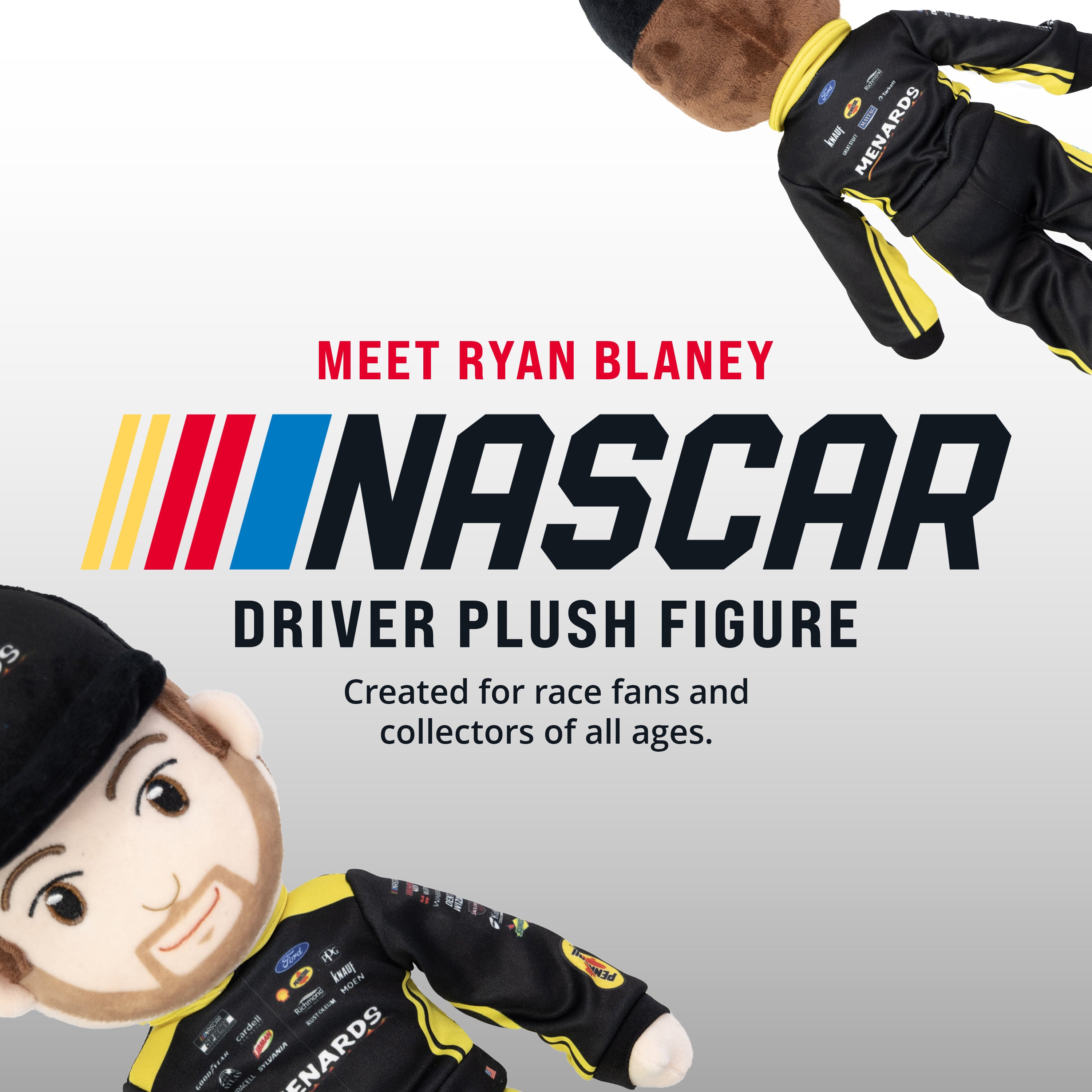NASCAR | Team Penske Ryan Blaney 14 Inch Plush Figure
