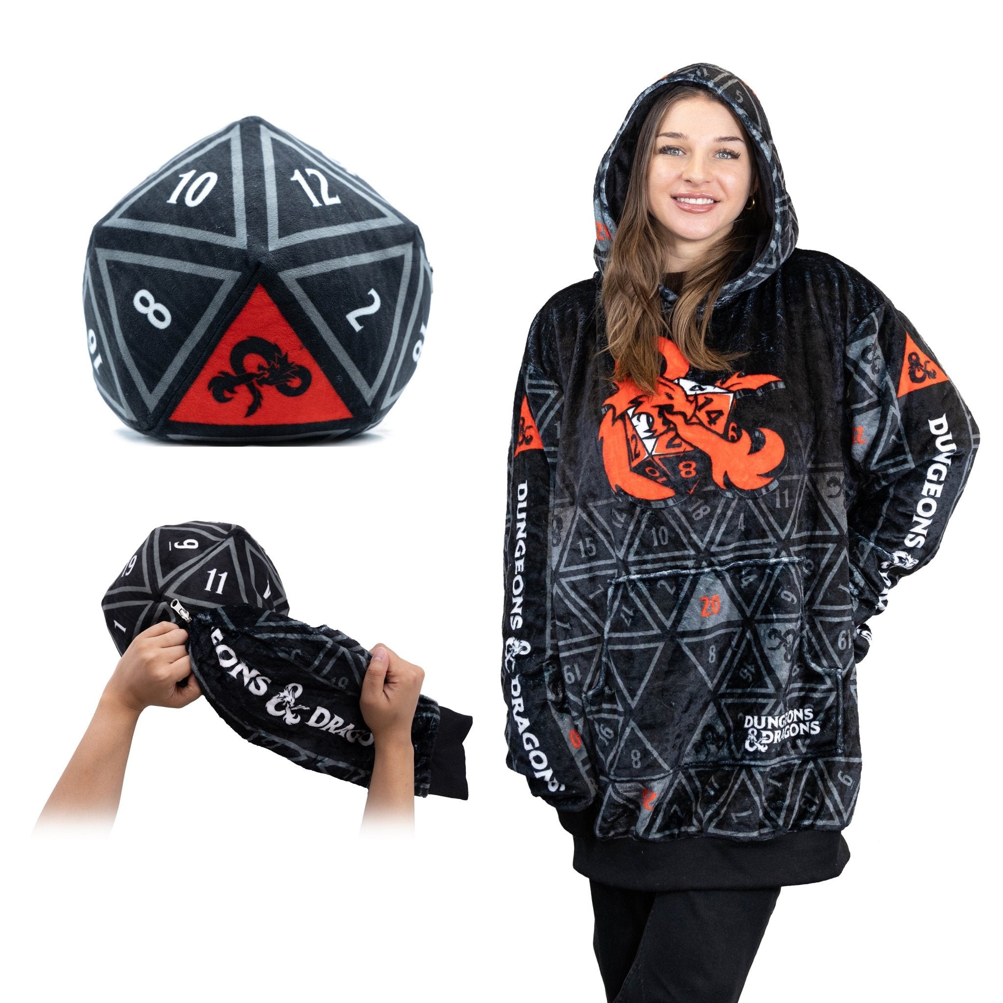 Plushible.comSnugiblesDungeons & Dragons Snugible | Blanket Hoodie & Pillow