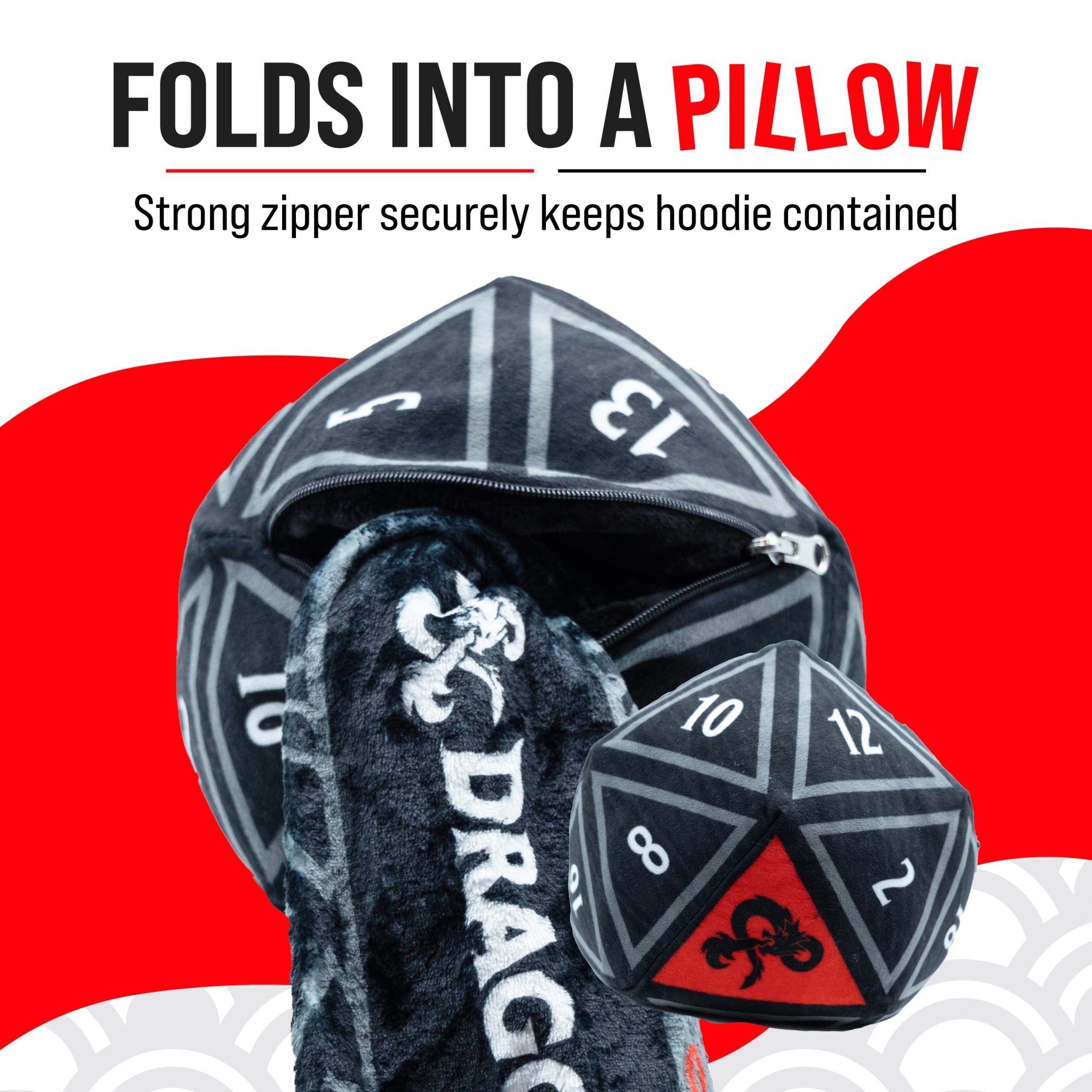 Plushible.comSnugiblesDungeons & Dragons Snugible | Blanket Hoodie & Pillow