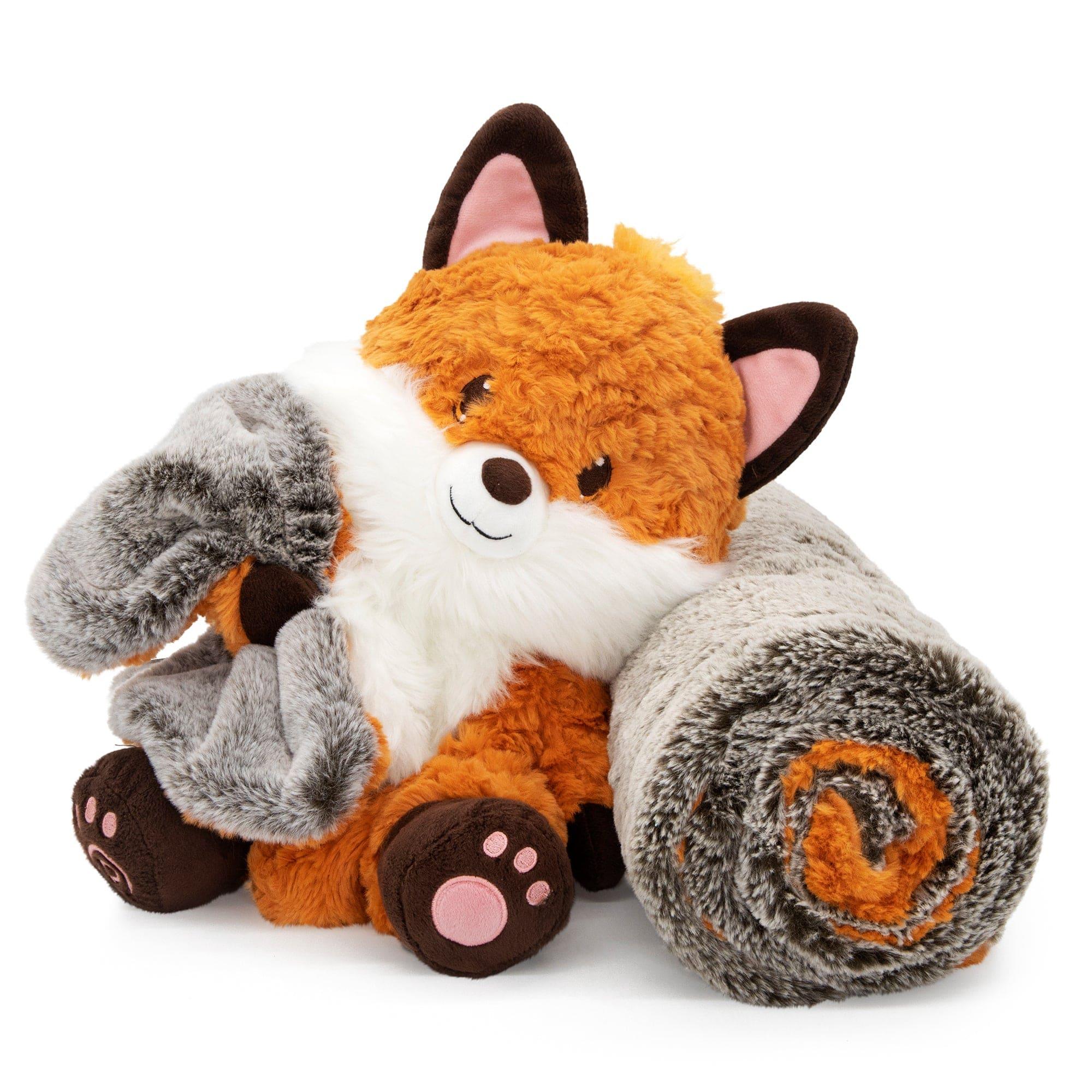Plushible.comStuffed AnimalsFarley Fox Blankie Bestie