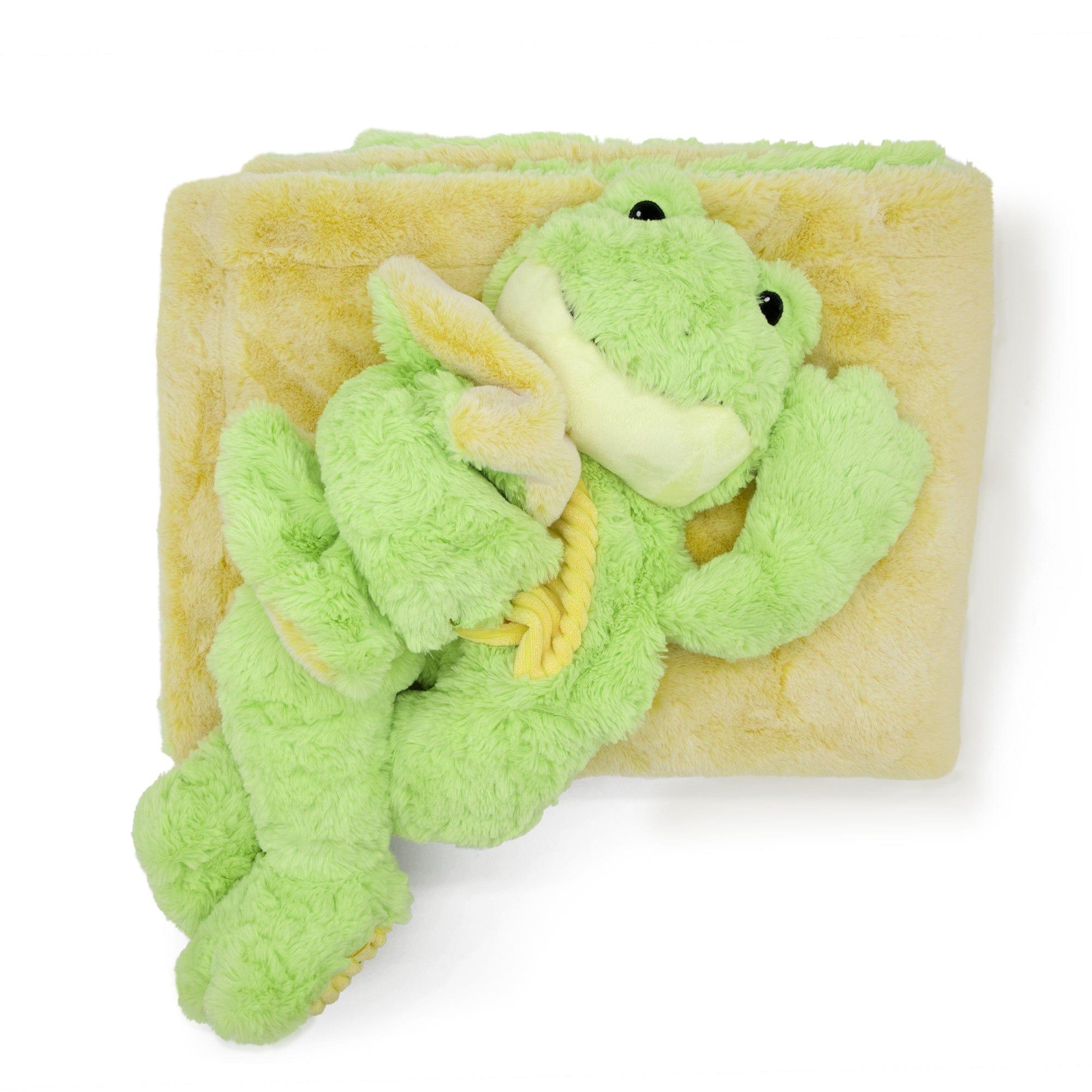Plushible.comStuffed AnimalsFilip Frog Blankie Bestie