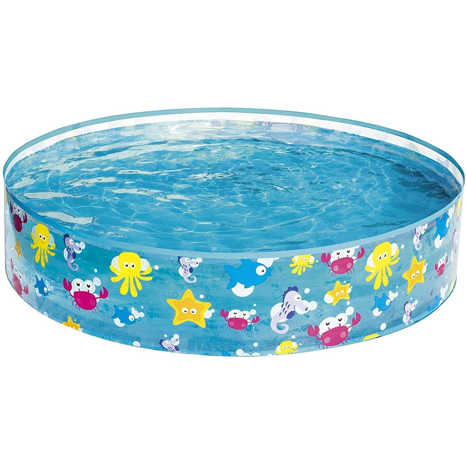 Plushible.comSwimming PoolsFill - N - Fun Paddling Pool - 48 x 10 Inches, Blue