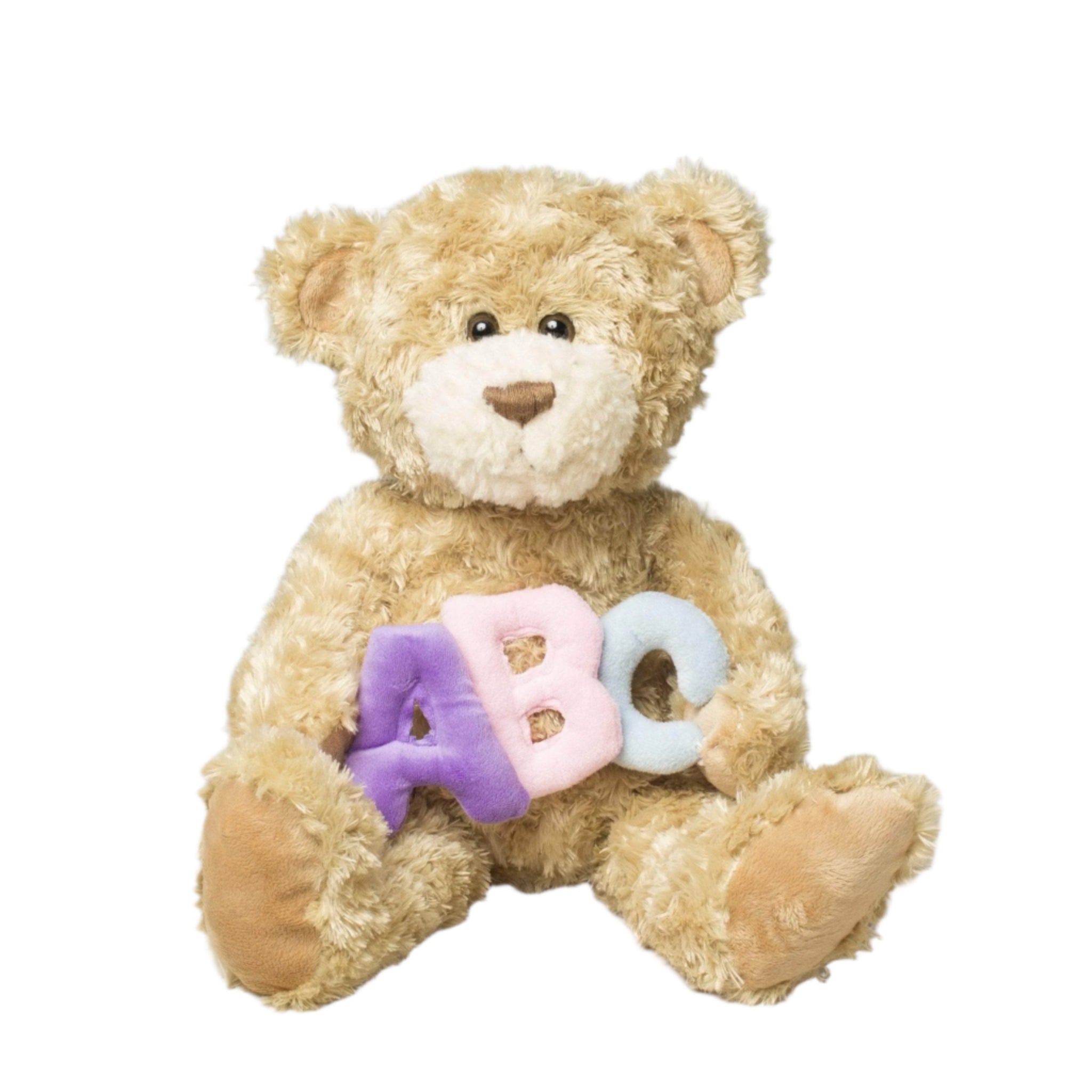 Plushible.comStuffed Animals"Jackson" the 12in Pastel ABC Stuffed Teddy Bear Animal