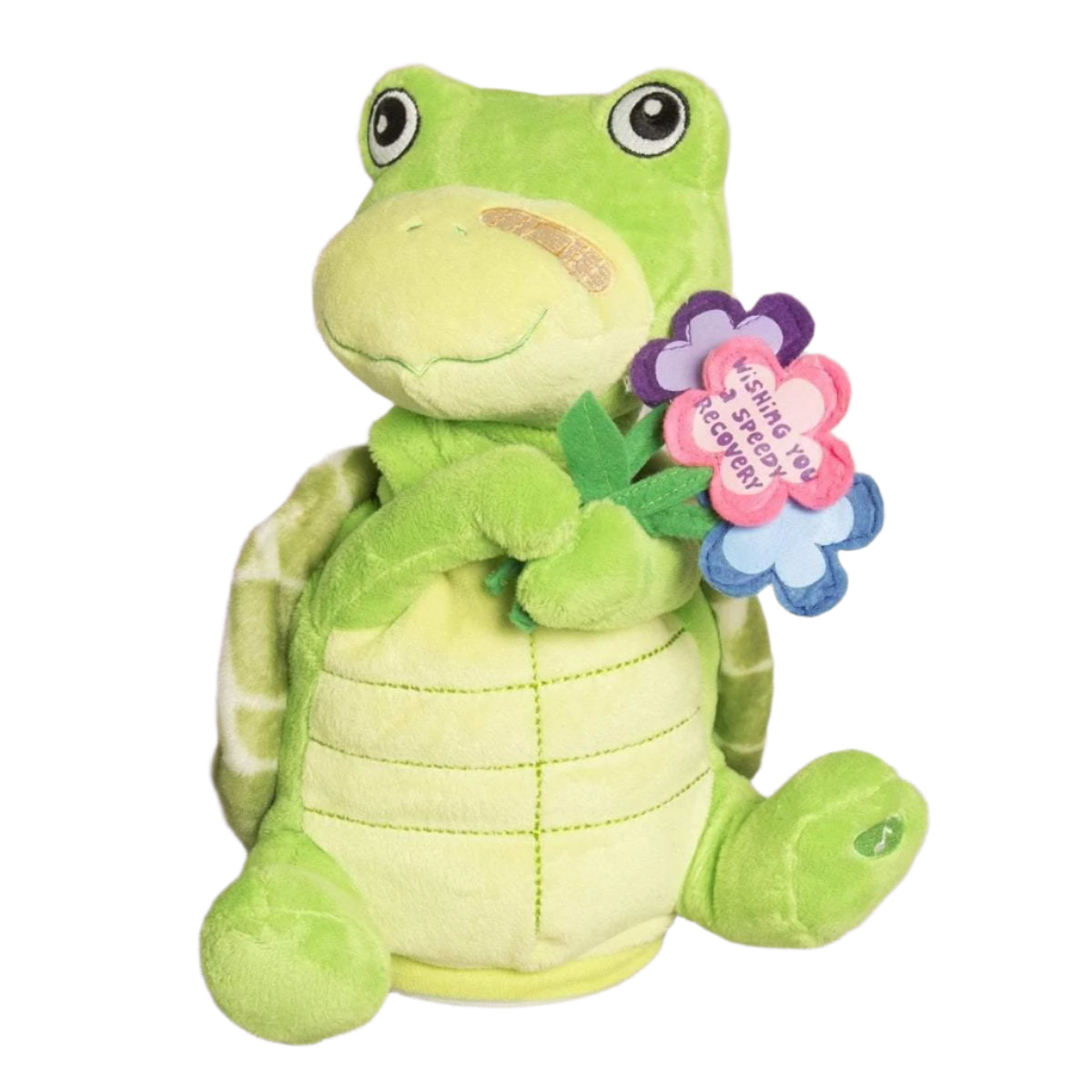 Plushible.comStuffed Animals"Mercy" the 11in "Wishing You a Speedy Recovery" Animated Stuffed Turtle