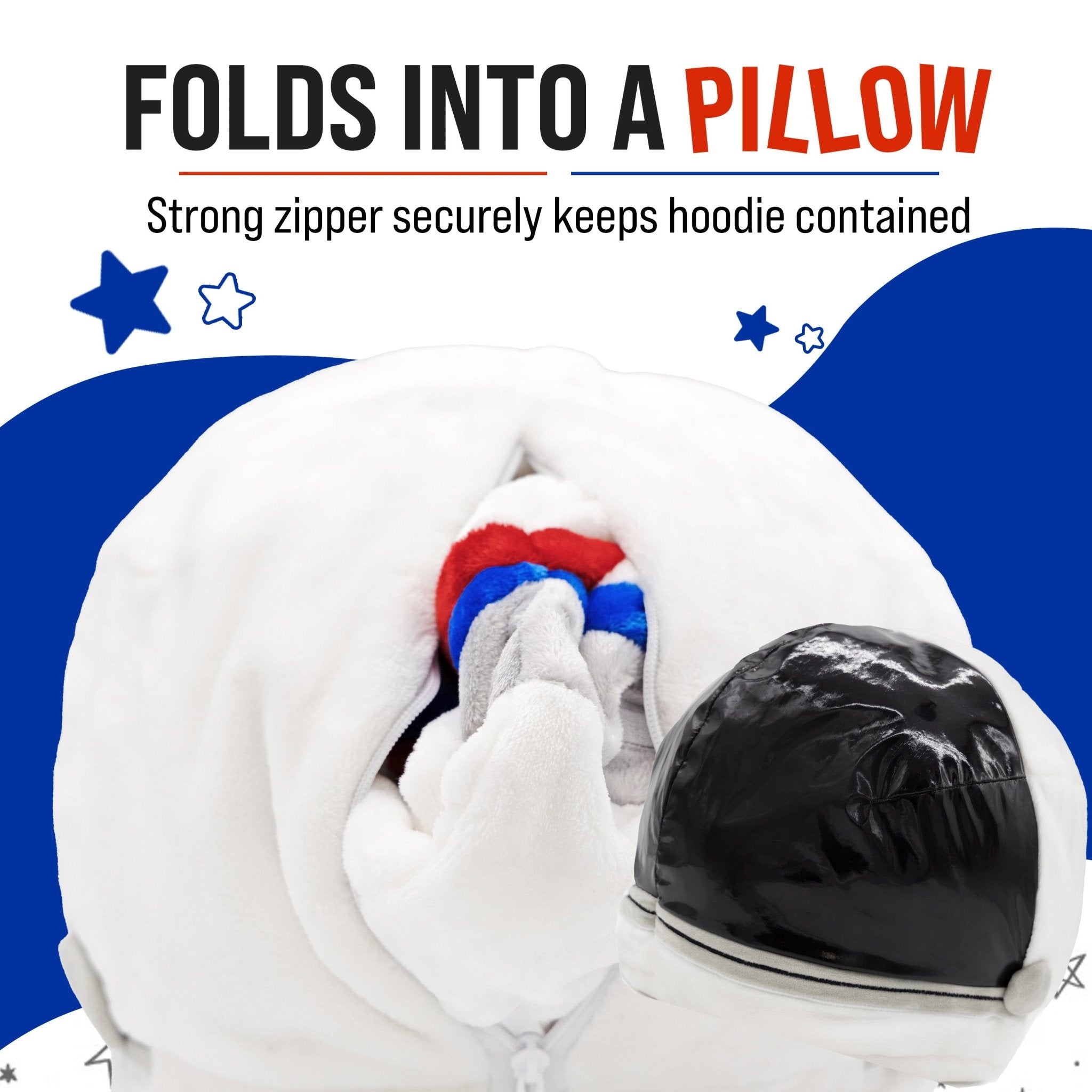 Plushible.comSnugiblesNASA Astronaut Snugible | Blanket Hoodie & Pillow