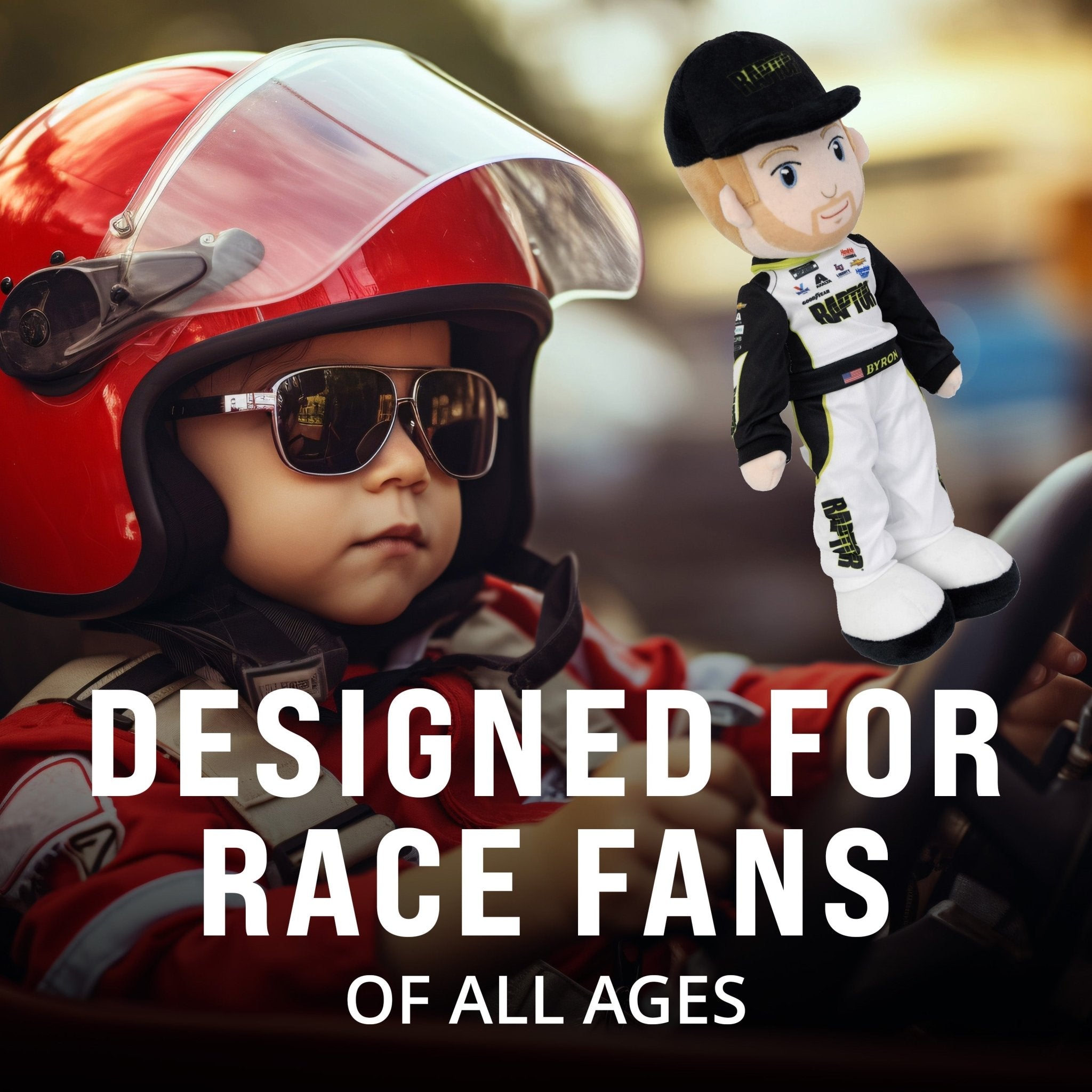 Plushible.com14 Inch Rag DollsNASCAR | Hendrick Motorsports William Byron Plush Figure