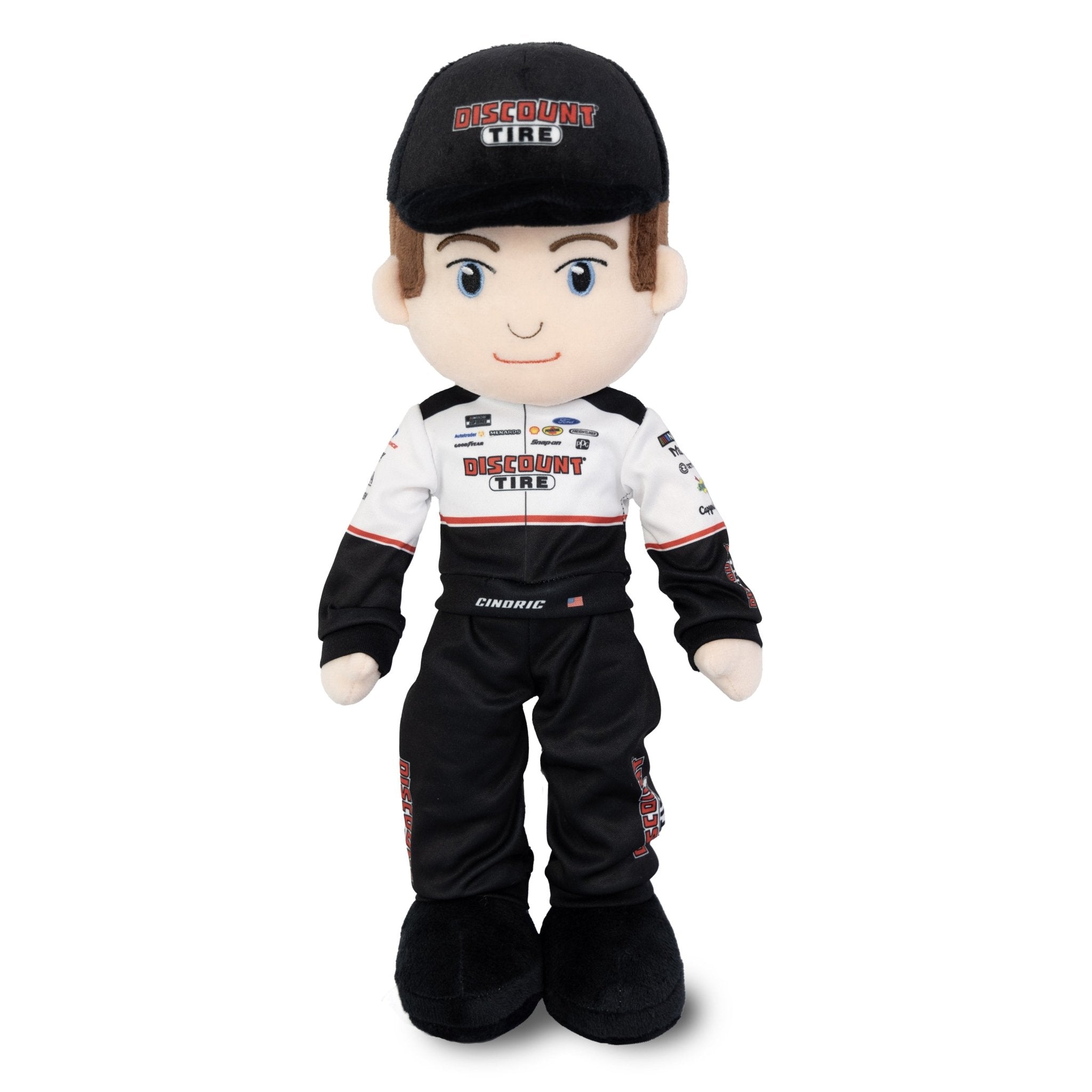 Plushible.com14 Inch Rag DollsNASCAR | Team Penske Austin Cindric Plush Figure
