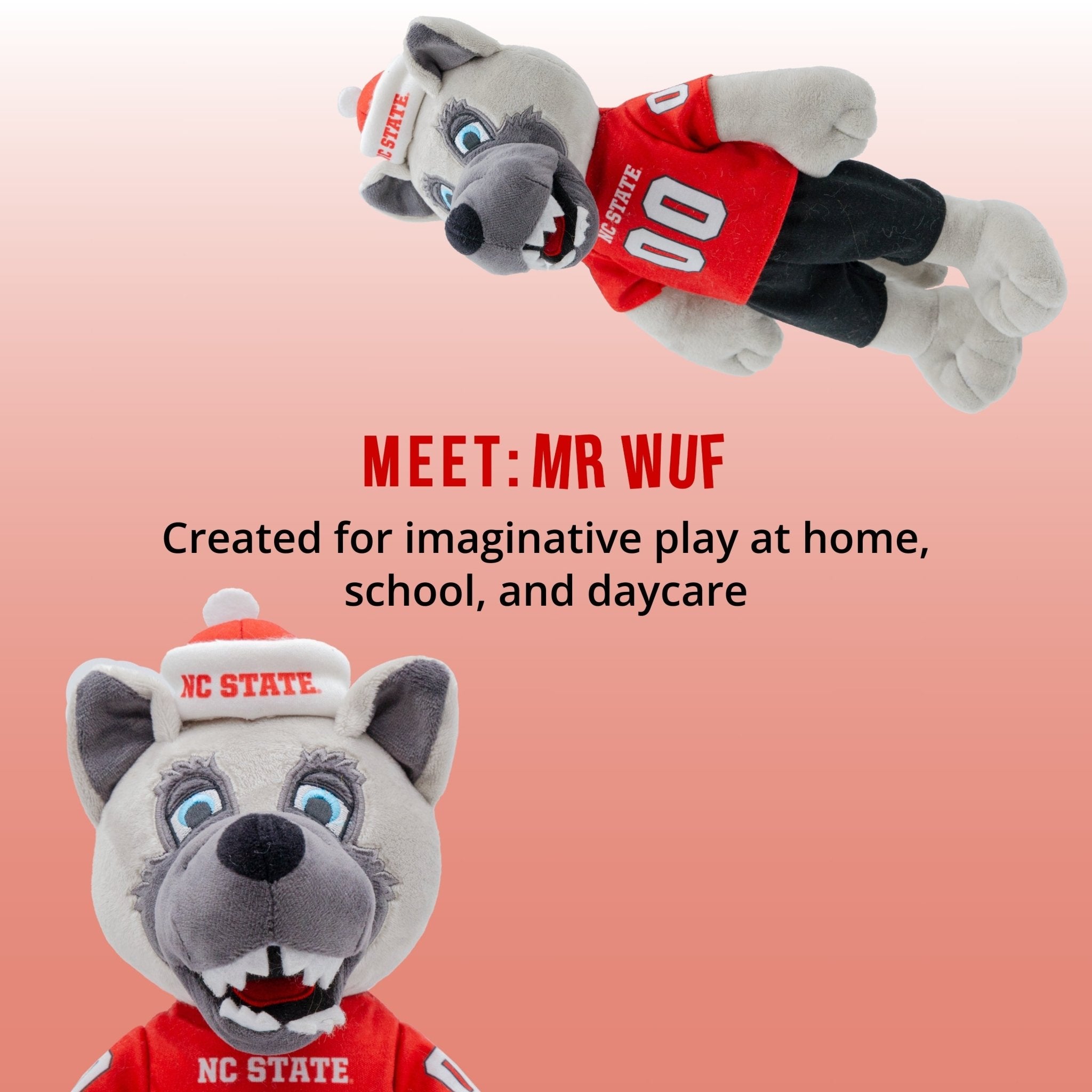 Plushible.comPlush FigureNorth Carolina State University Mr. Wuf 14 Inch Plush Figure