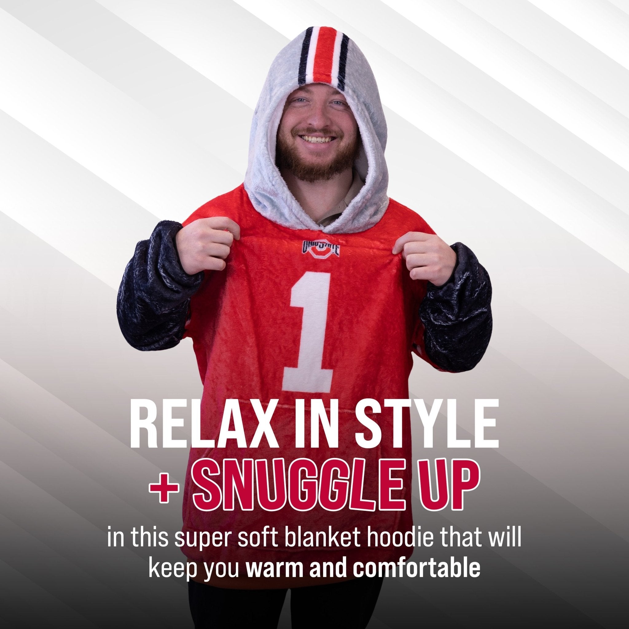 Plushible.comSnugiblesOhio State University Helmet Snugible | Blanket Hoodie & Pillow