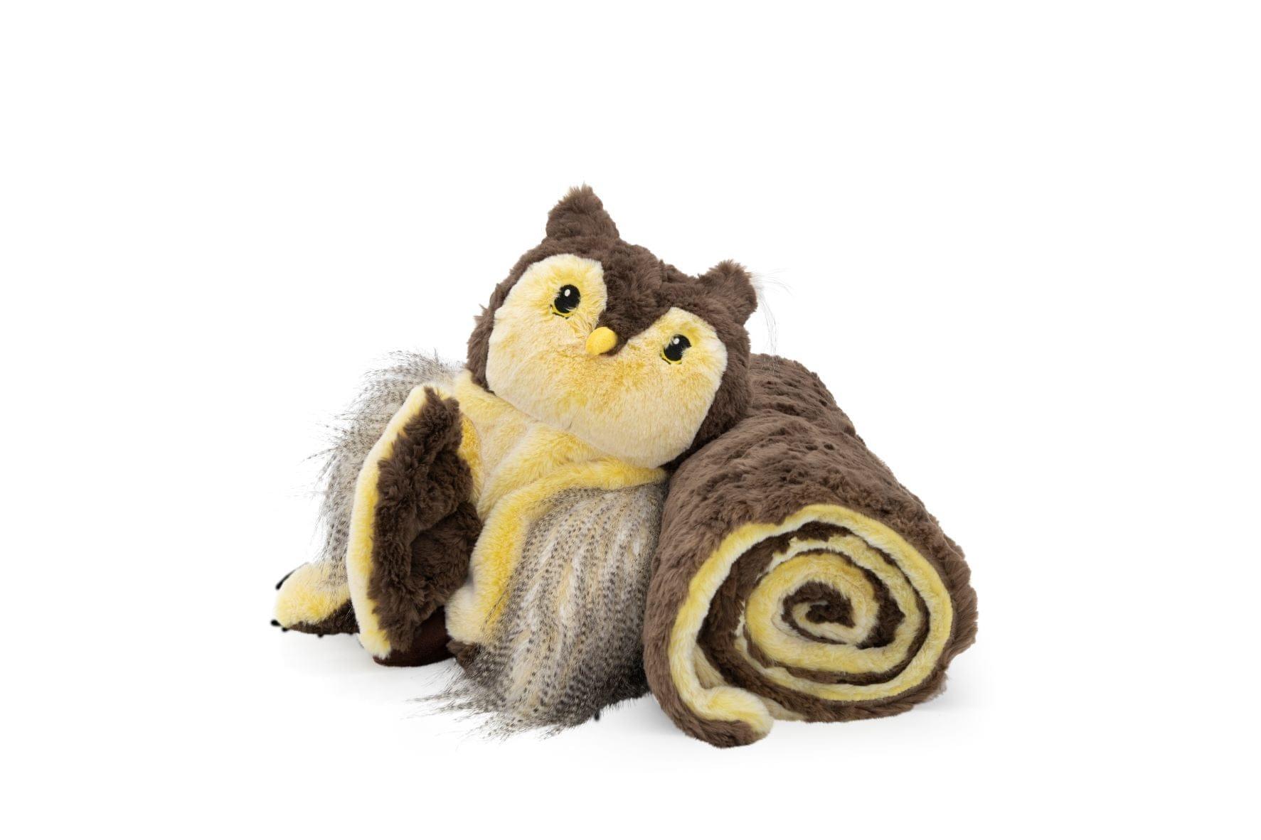 Plushible.comStuffed AnimalsOwliver Owl Blankie Bestie