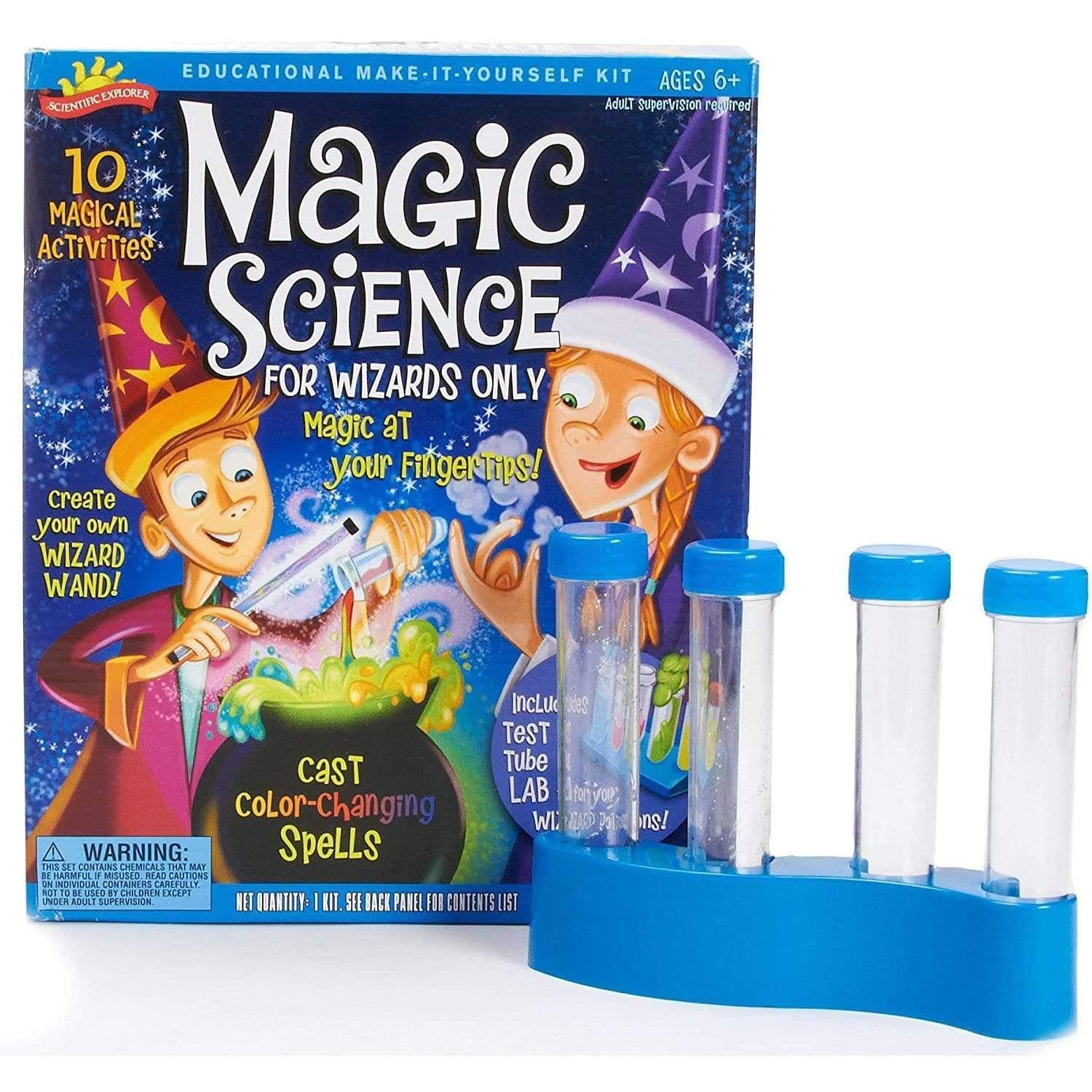 Plushible.comScience & Exploration SetsScientific Explorer Scientific Explorer Magic Science for Wizards Only Kids Science Kit