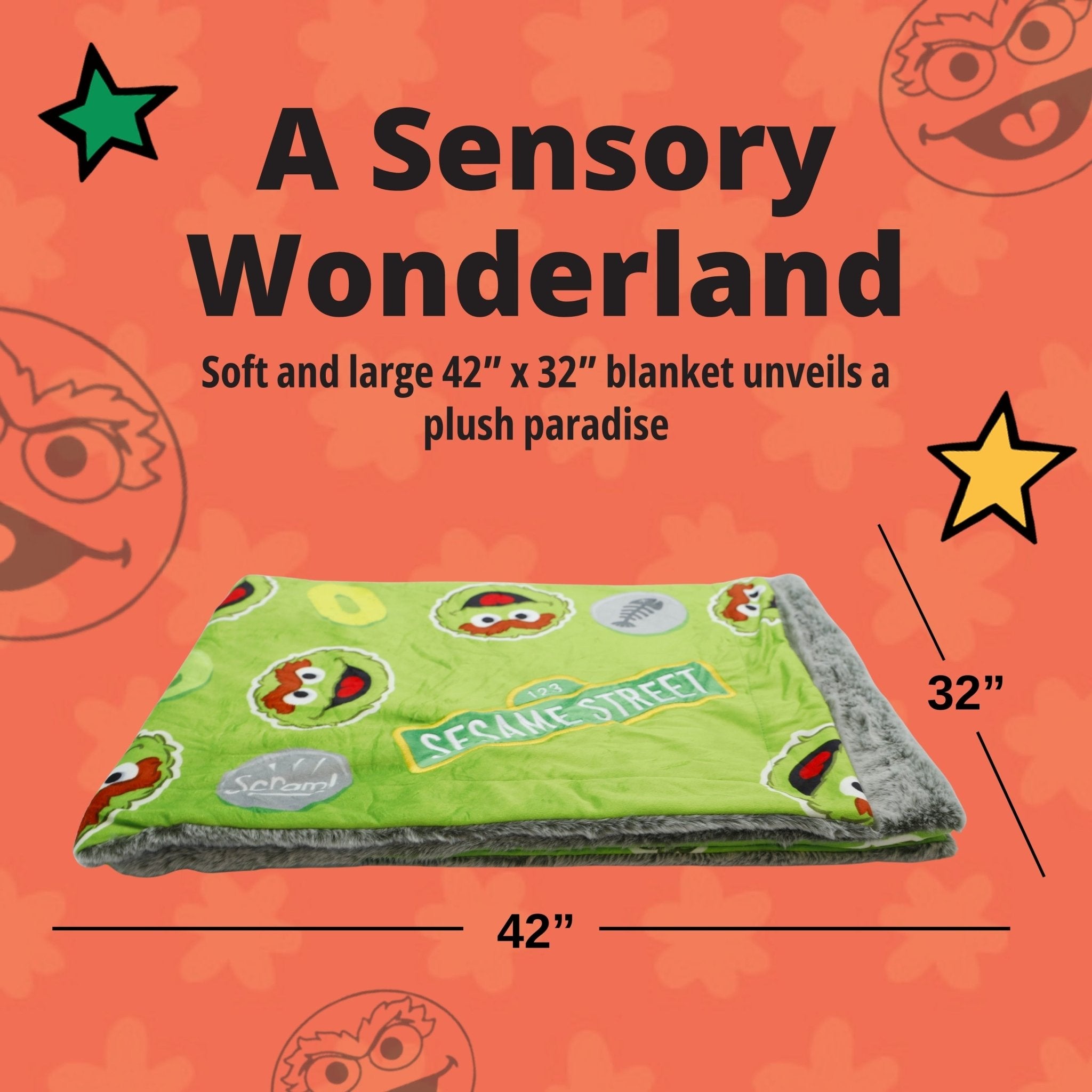 Plushible.comBlankie BestieSesame Street Oscar The Grouch Blankie Bestie
