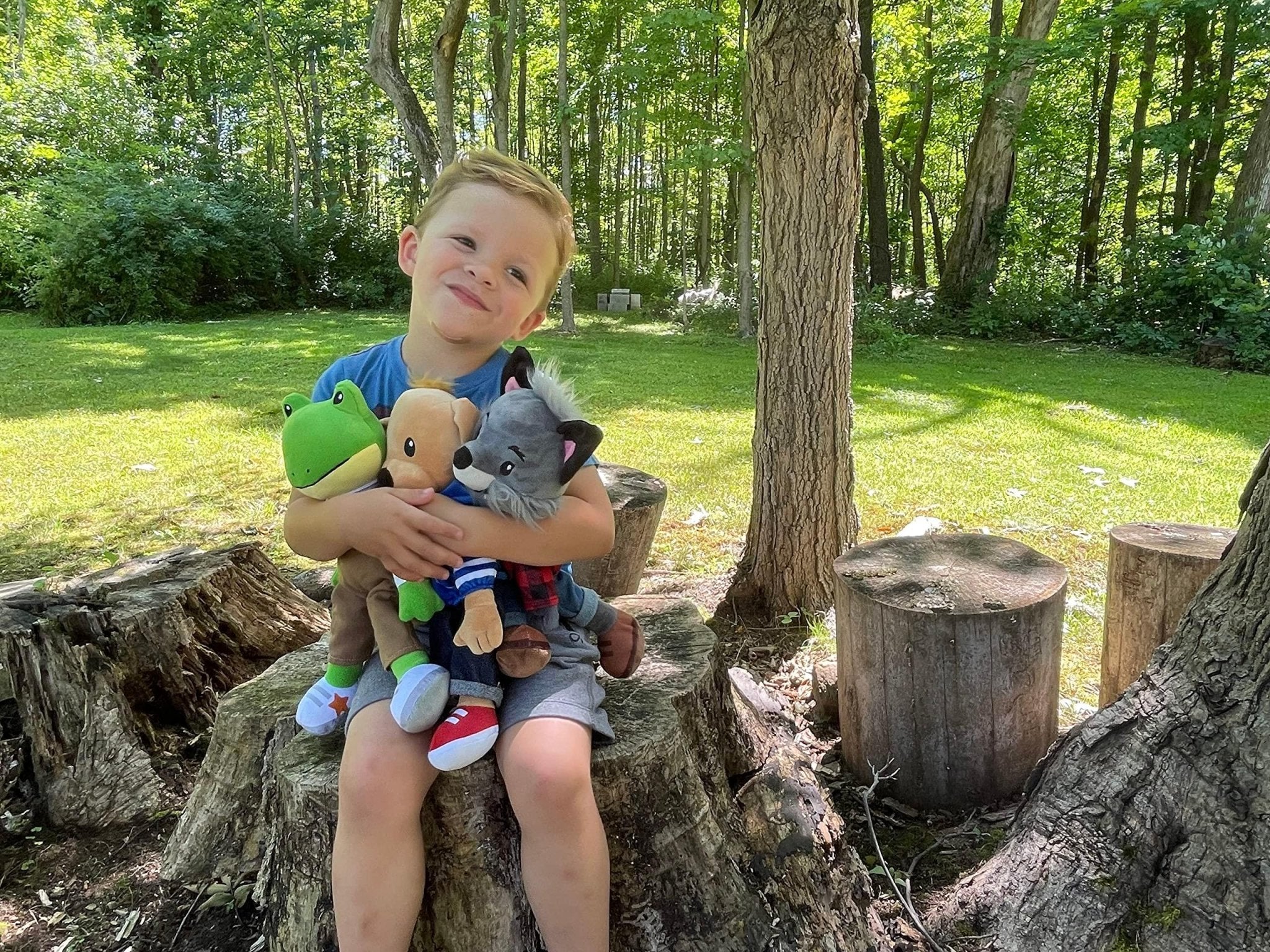 Plushible.com18 Inch Rag DollsSharewood Forest Friends 18 Inch Rag Doll Walter the Wolf