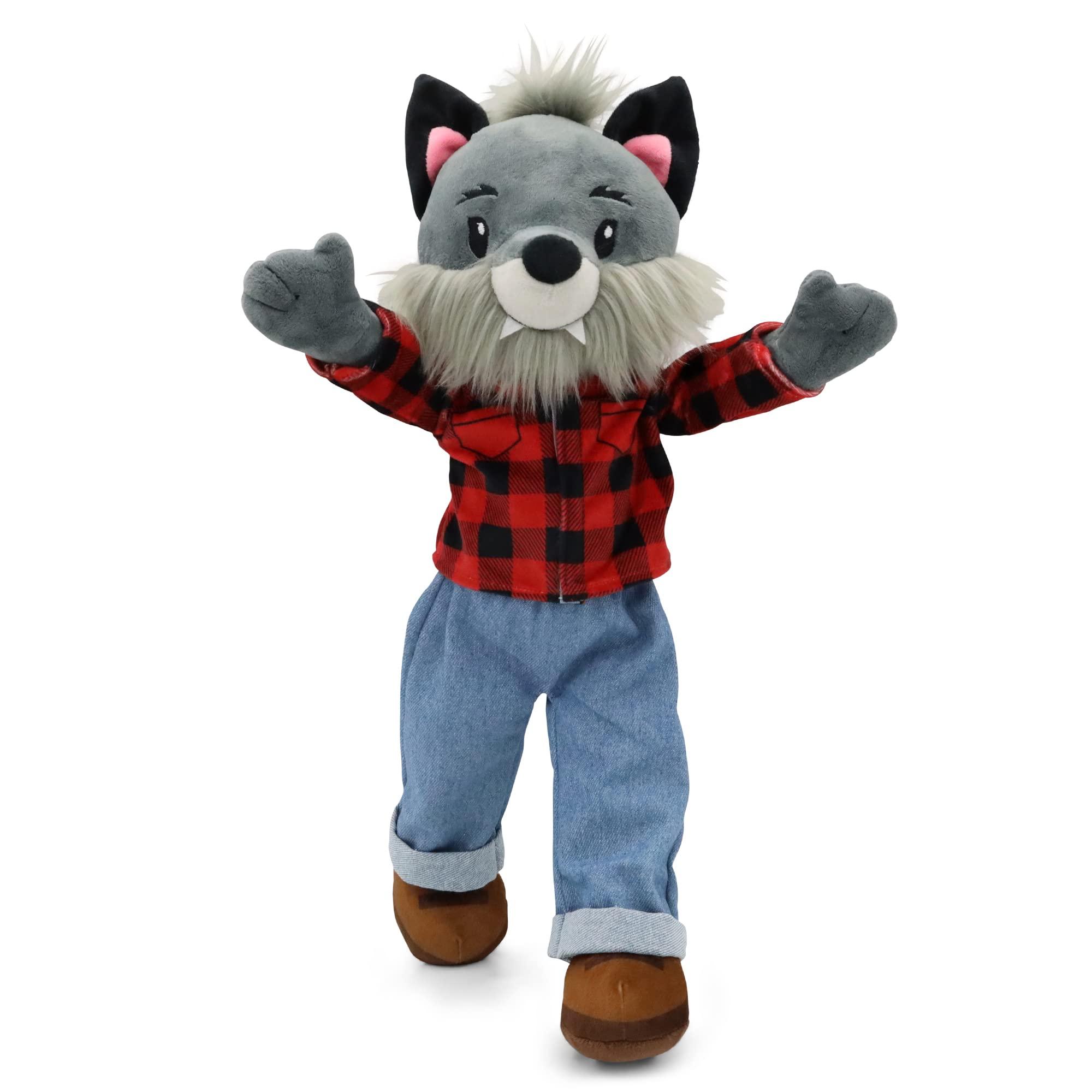 Plushible.com18 Inch Rag DollsSharewood Forest Friends 18 Inch Rag Doll Walter the Wolf