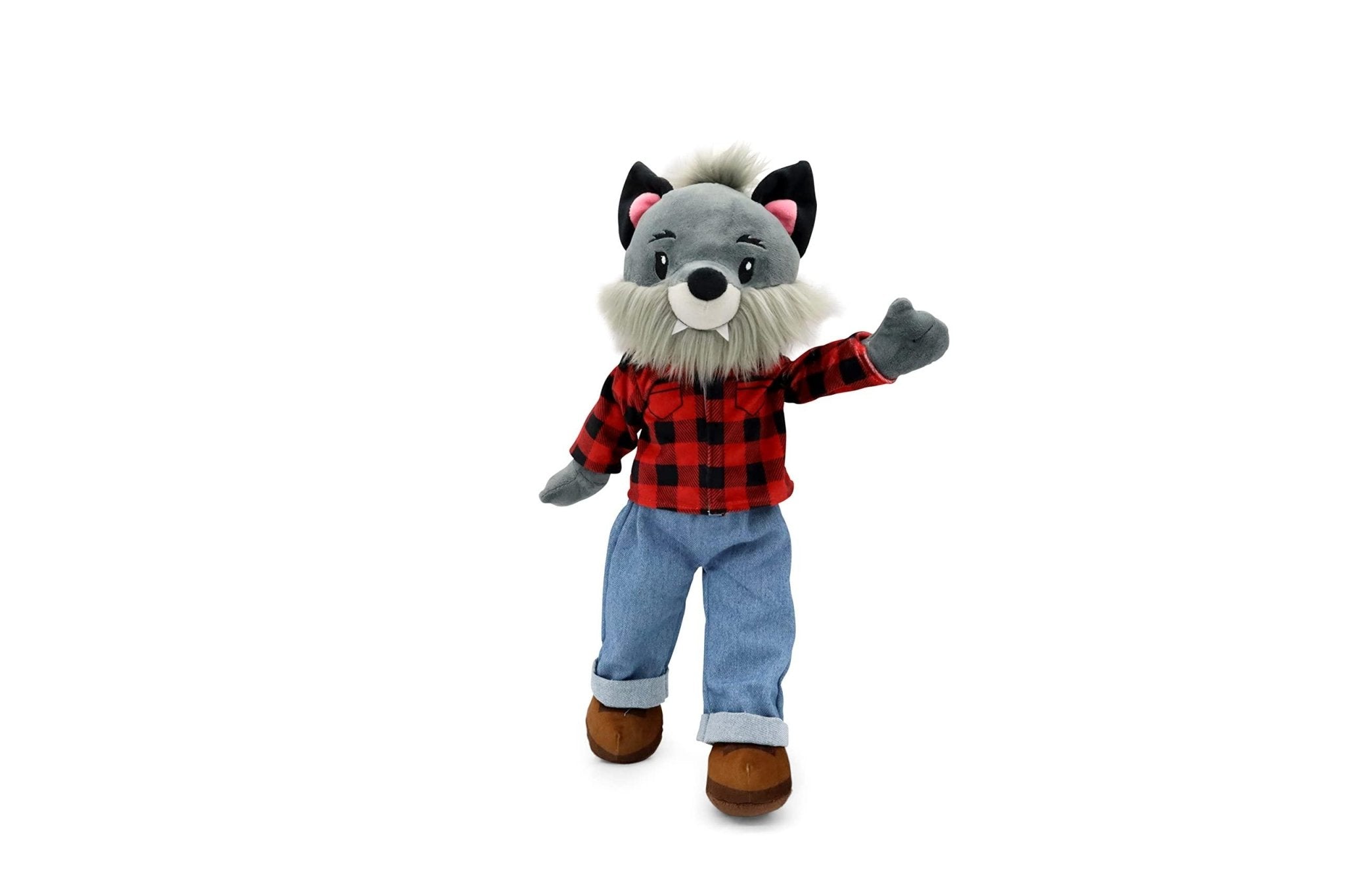 Plushible.com18 Inch Rag DollsSharewood Forest Friends 18 Inch Rag Doll Walter the Wolf