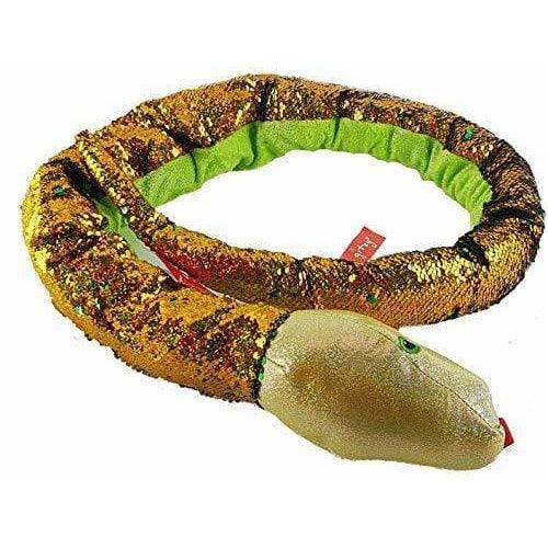 Plushible.comStuffed AnimalsThe Shimmering Serpent: A Giant Flip - Flopping Plush Snake
