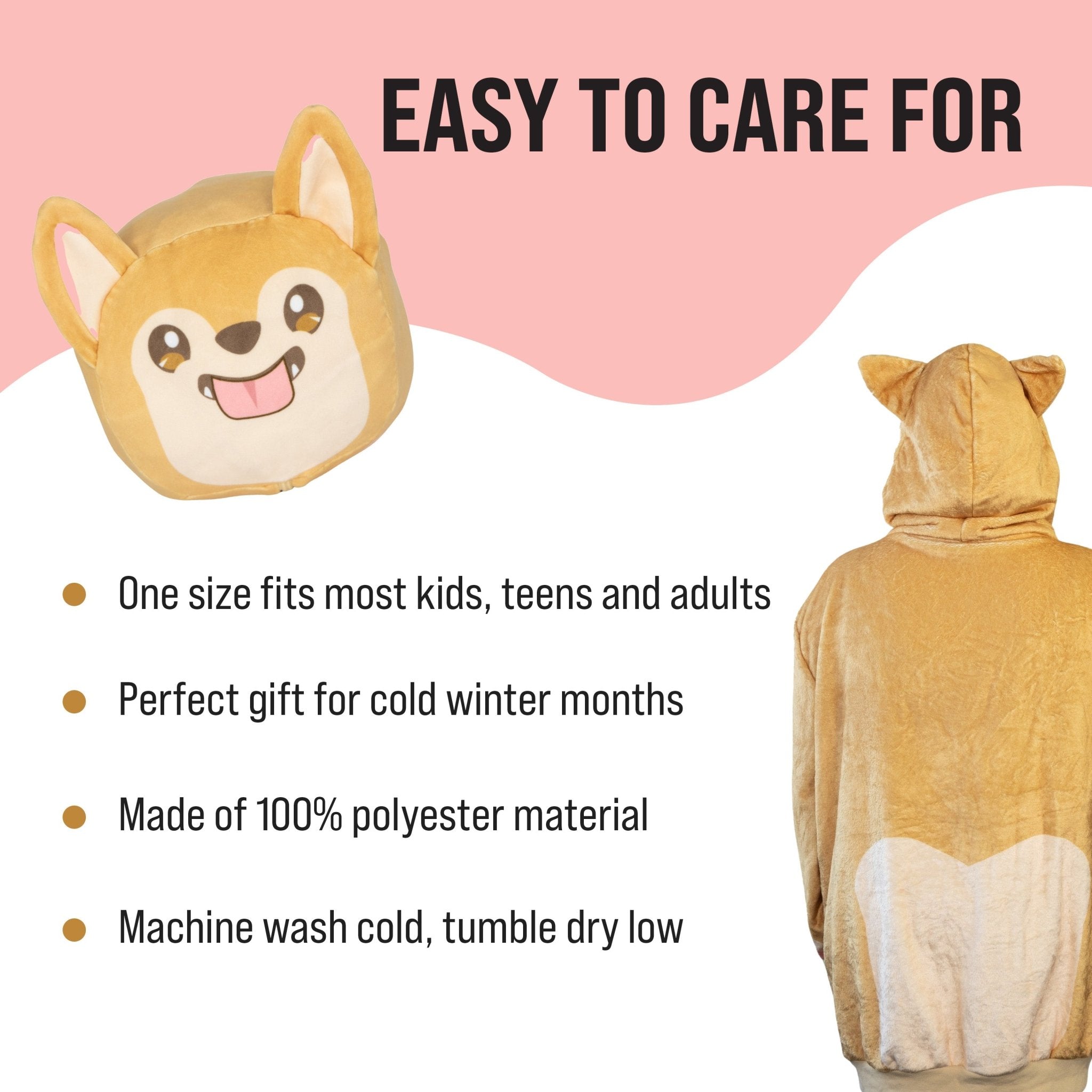 Plushible.comSnugiblesToast the Corgi Bread Snugible | Blanket Hoodie & Pillow