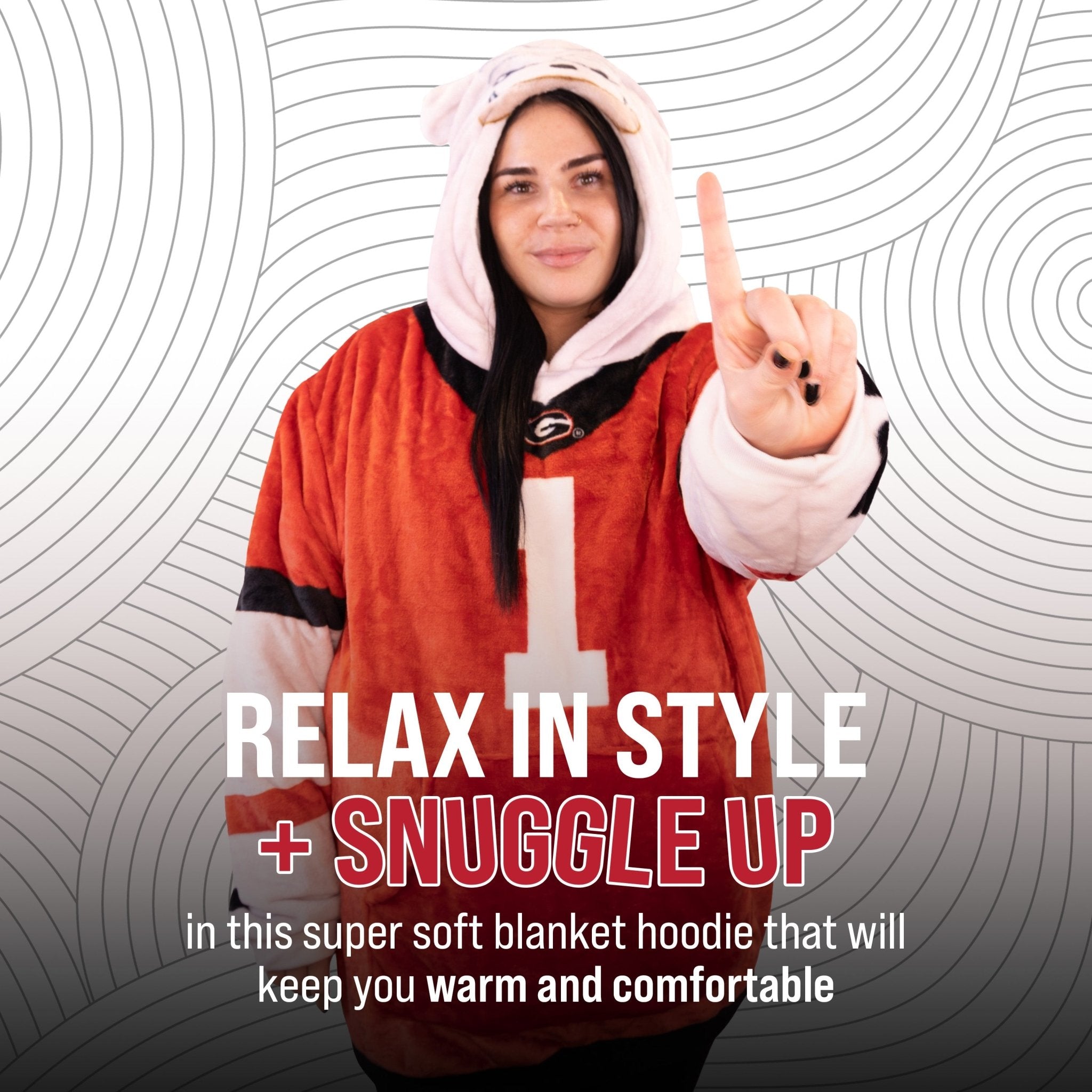Plushible.comSnugiblesUniversity of Georgia Bulldog Snugible | Blanket Hoodie & Pillow