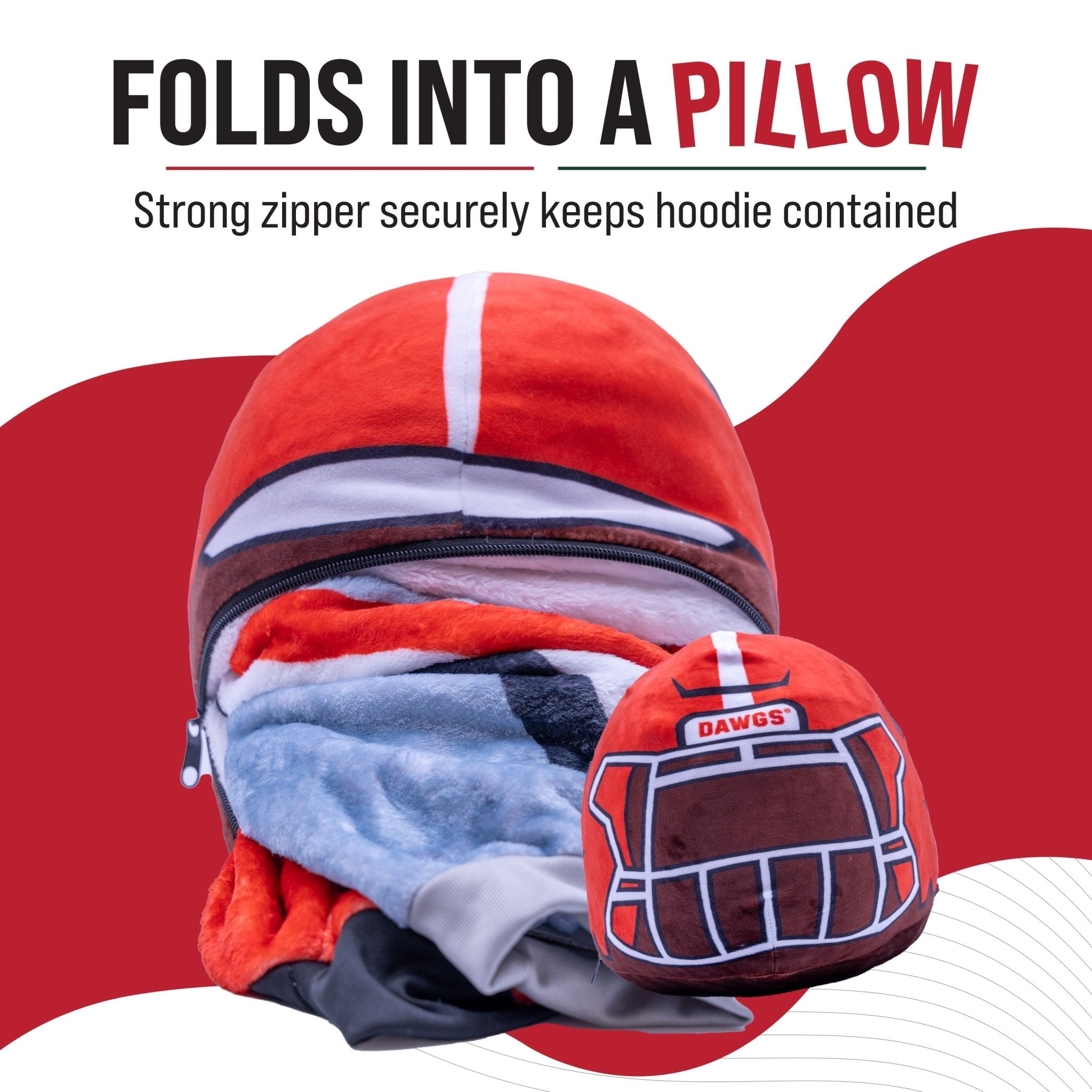 Plushible.comSnugiblesUniversity of Georgia Helmet Snugible | Blanket Hoodie & Pillow