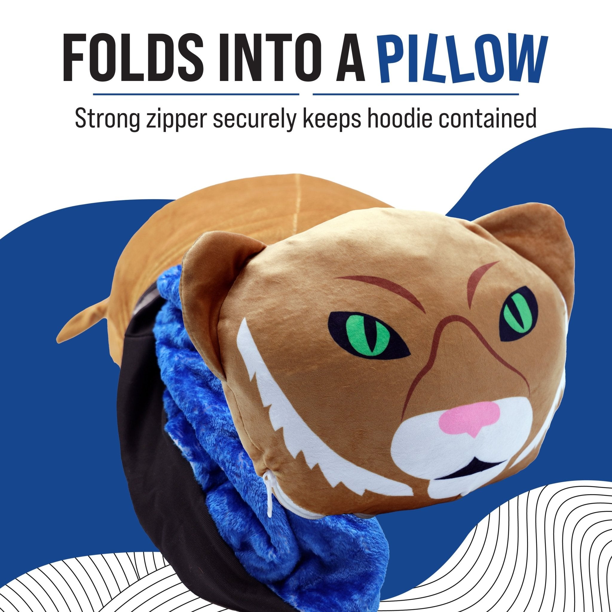 Plushible.comSnugiblesUniversity of Kentucky Wildcat Snugible 2 - in - 1 Blanket Hoodie & Pillow