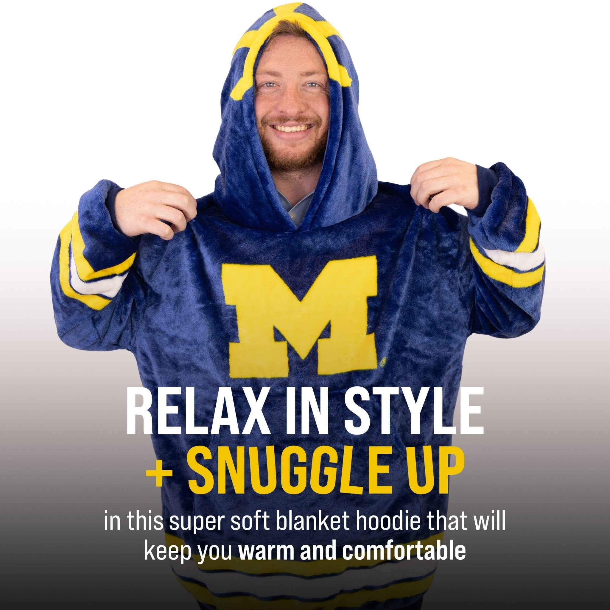 Plushible.comSnugiblesUniversity of Michigan Helmet Snugible | Blanket Hoodie & Pillow
