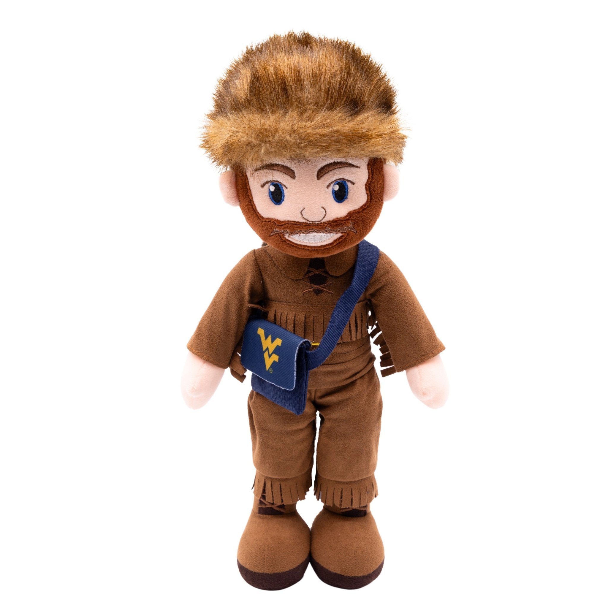 Plushible.com14 Inch Rag DollsWest Virginia University Mountaineer 14 Inch Plush Figure