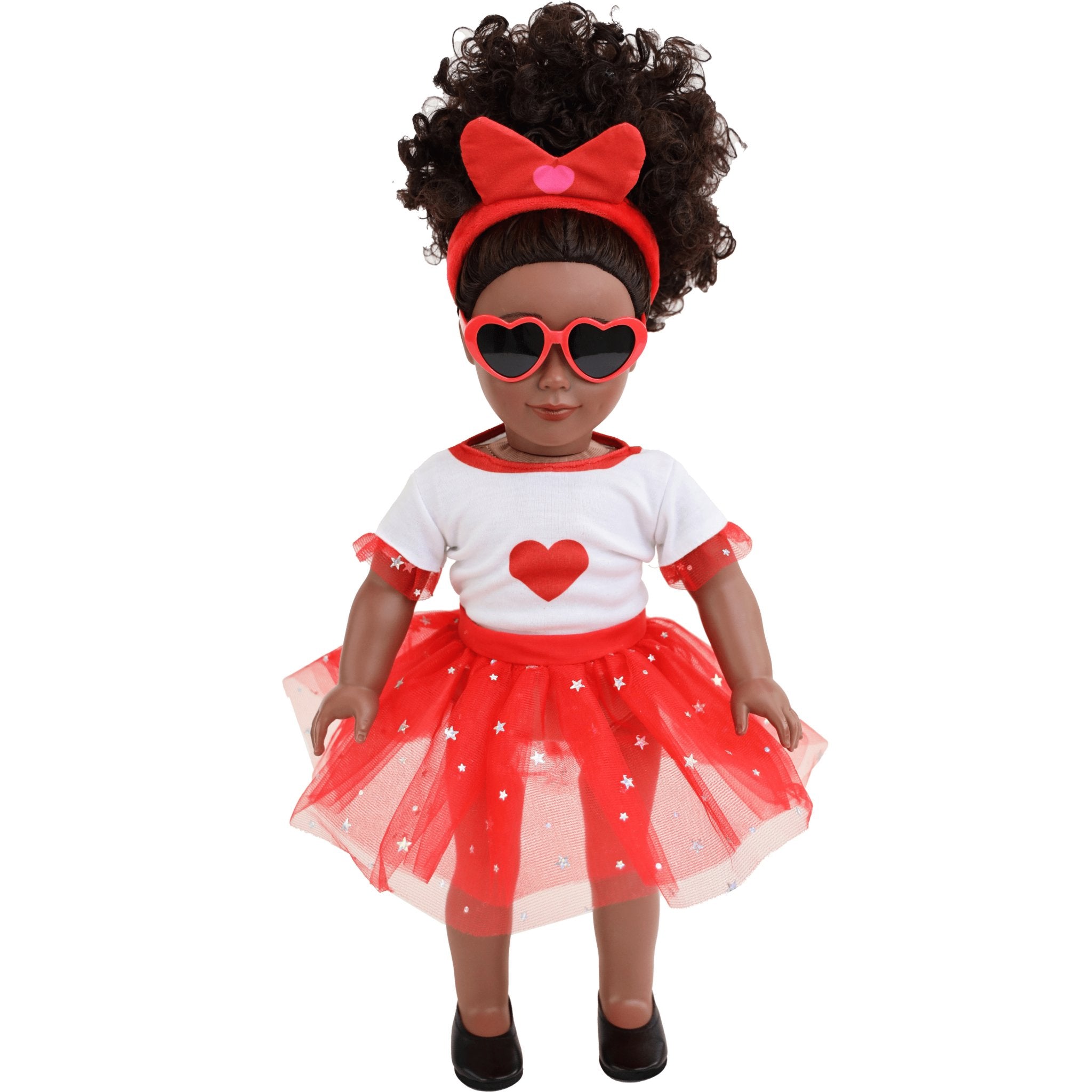 Plushible.comDoll & Action Figure Accessories18 Inch Doll Valentines Day Outfit with Matching Child Outfit