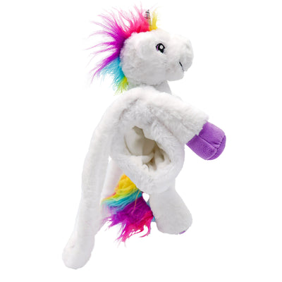 Plushible Unicorn Hand Muff for Kids, Soft Plush Hand Warmer