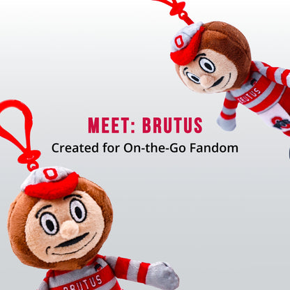 Ohio State University Brutus Mascot Bag Clip
