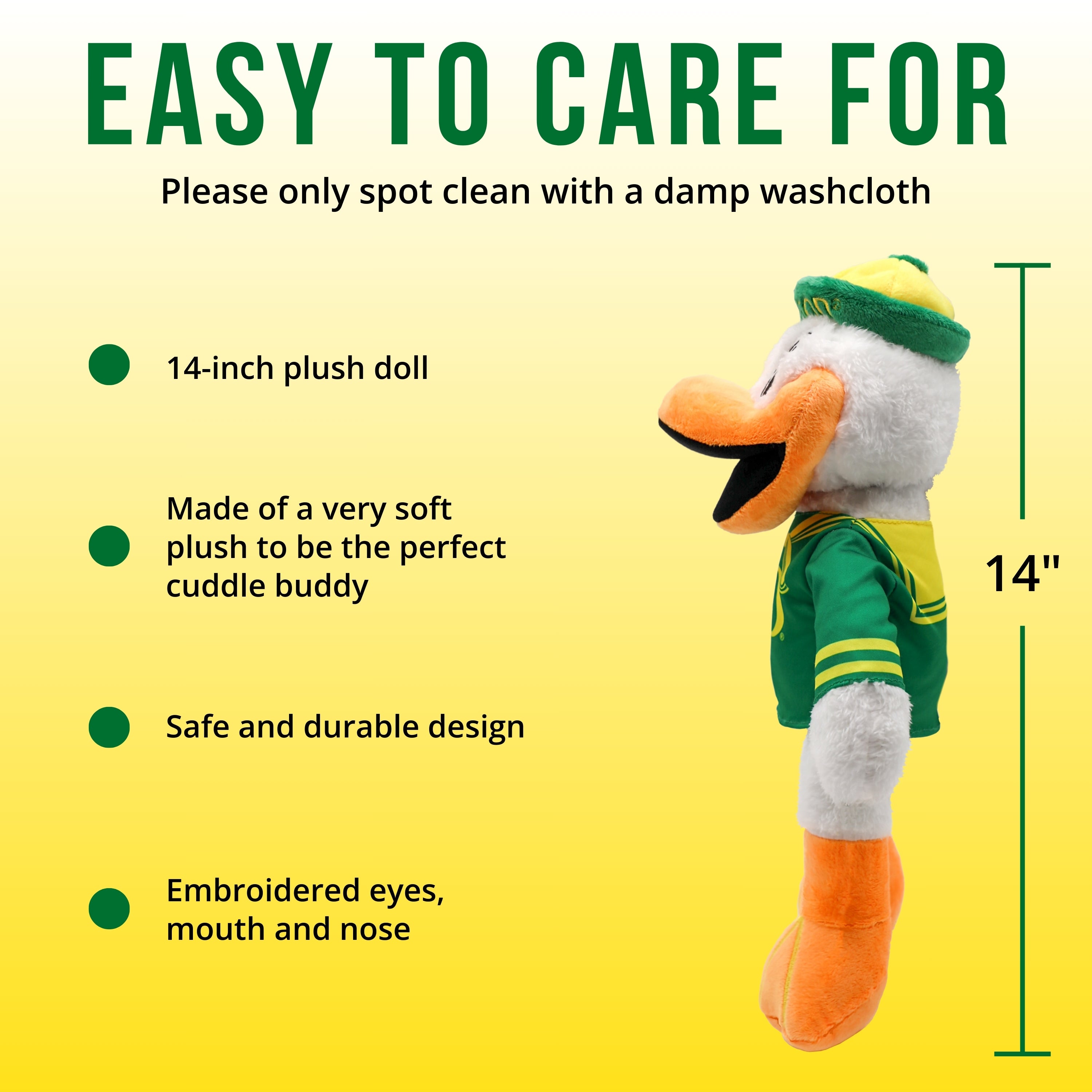 Oregon Duck 14 Inch Plush Figure
