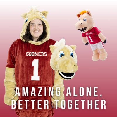 University of Oklahoma Boomer Snugible | Blanket Hoodie & Pillow