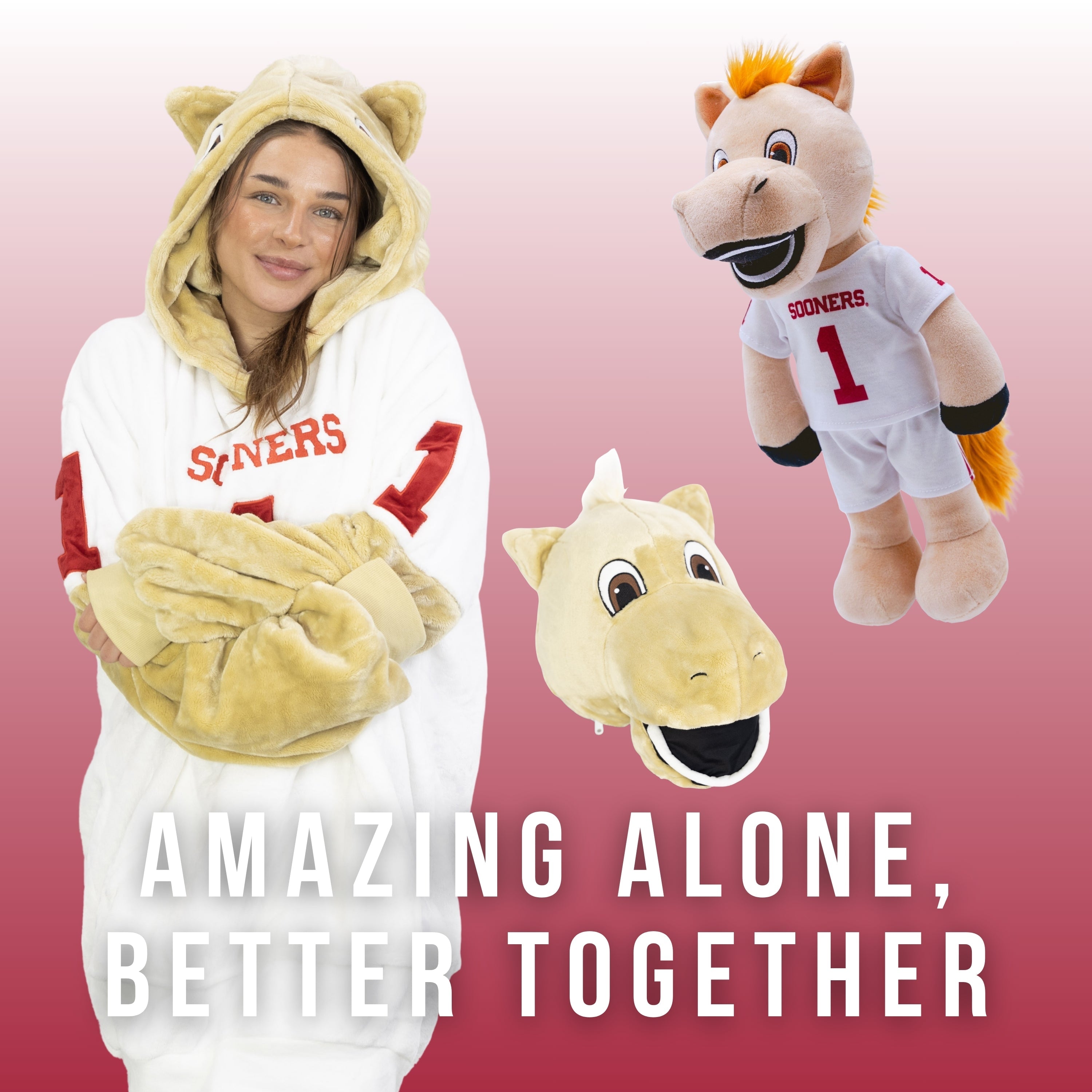 University of Oklahoma Sooner Snugible | Blanket Hoodie & Pillow