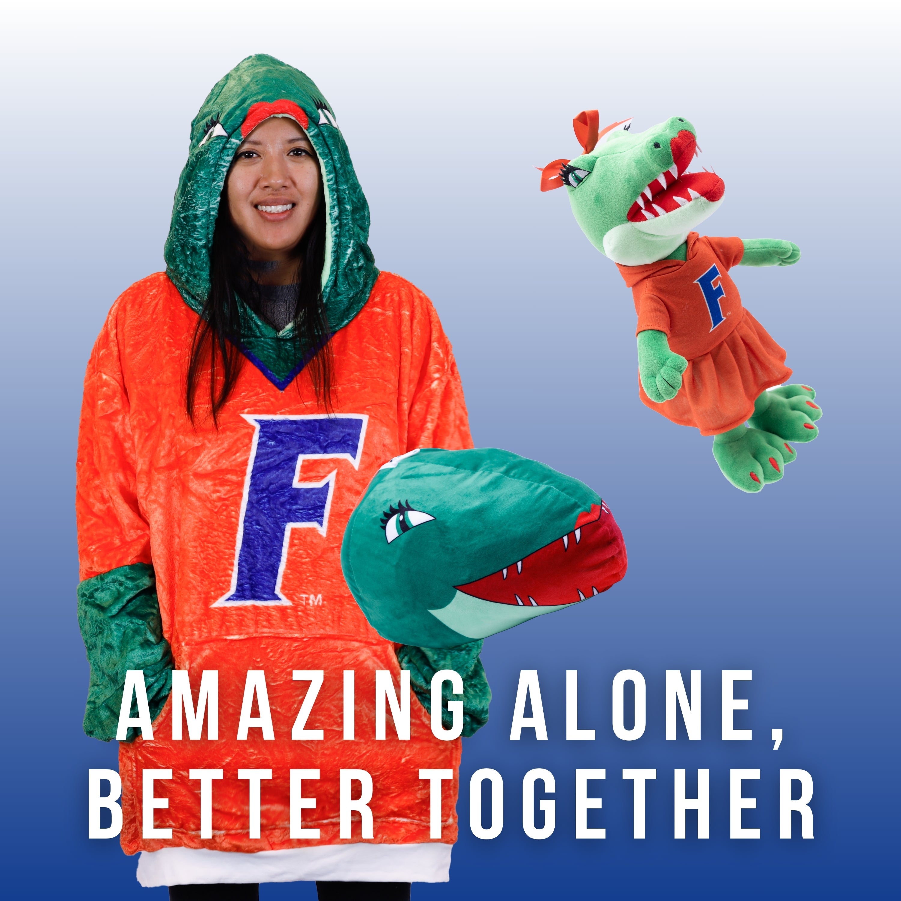 University of Florida Alberta Snugible | Blanket Hoodie & Pillow
