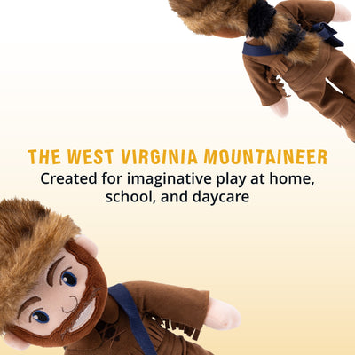 West Virginia University Mountaineer 14 Inch Plush Figure