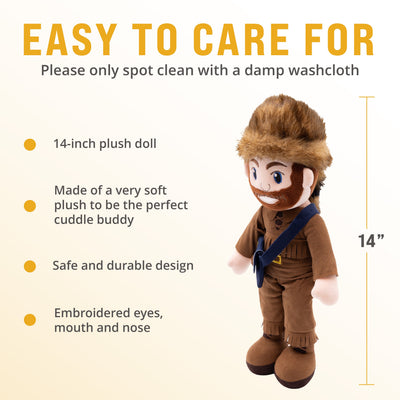 West Virginia University Mountaineer 14 Inch Plush Figure