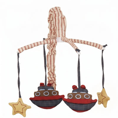 Beansprout Nautical Patch Mobile, Denim (Discontinued by Manufacturer)