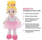 Playtime By Eimmie 14 Inch Rag Doll Eimmie Ballerina Dancer