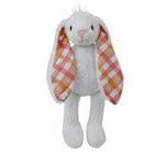 18 Inch White Plush Bunny