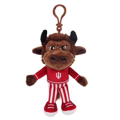 Indiana university mascot bag clip