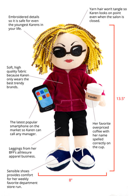Karen 13.5 Inch Rag Doll