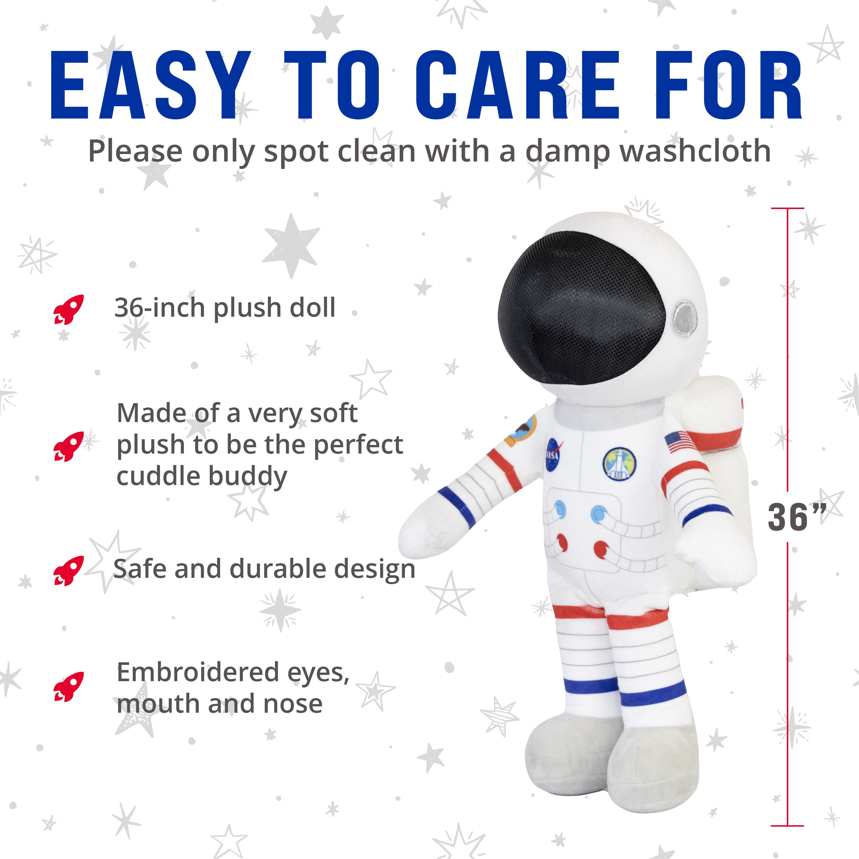 Astronaut 36 Inch Plush Figure