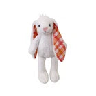 18 Inch White Plush Bunny