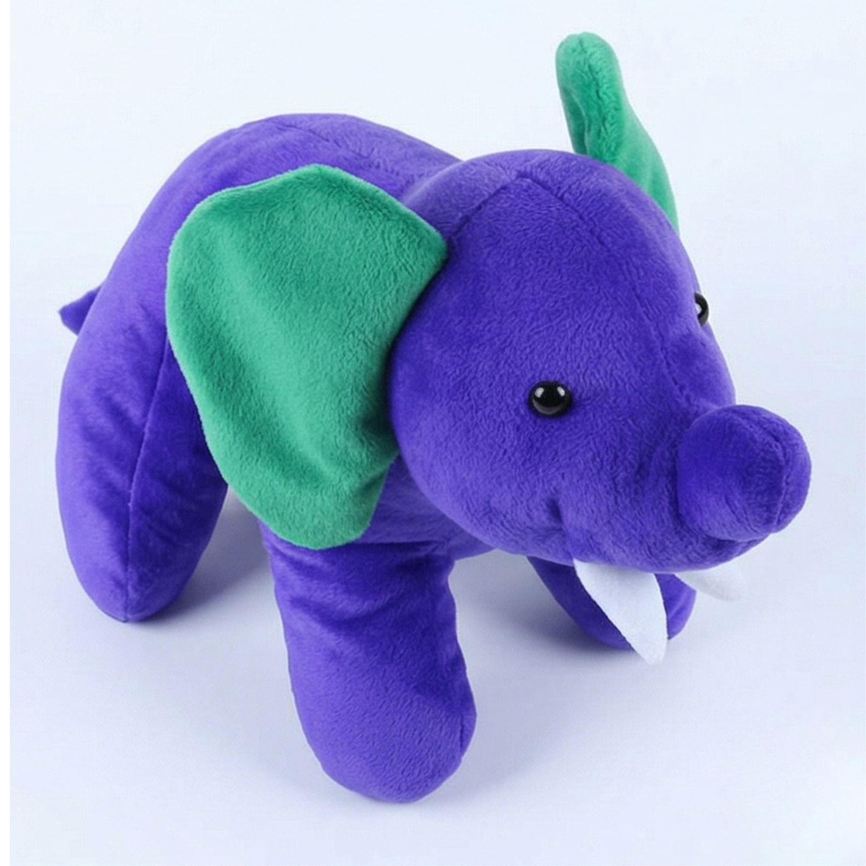"Tusky" the 10in Large Circus Elephant by The Beverly Hills Teddy Bear Company
